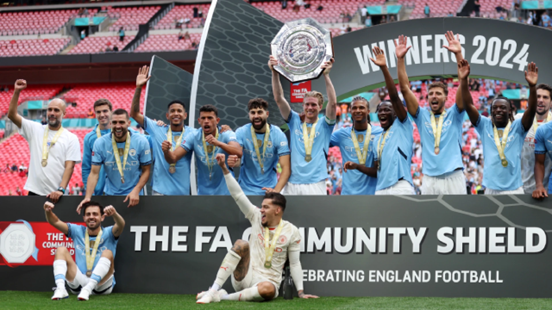 Manchester United v Manchester City | Match Highlights | The FA Community Shield