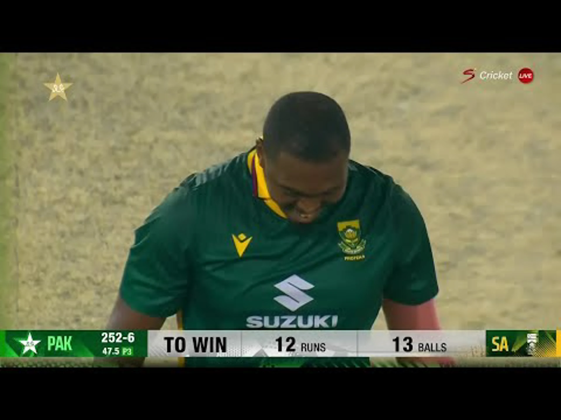 Pakistan v South Africa | 1st ODI | 2nd innings | Lungi Ngidi 2