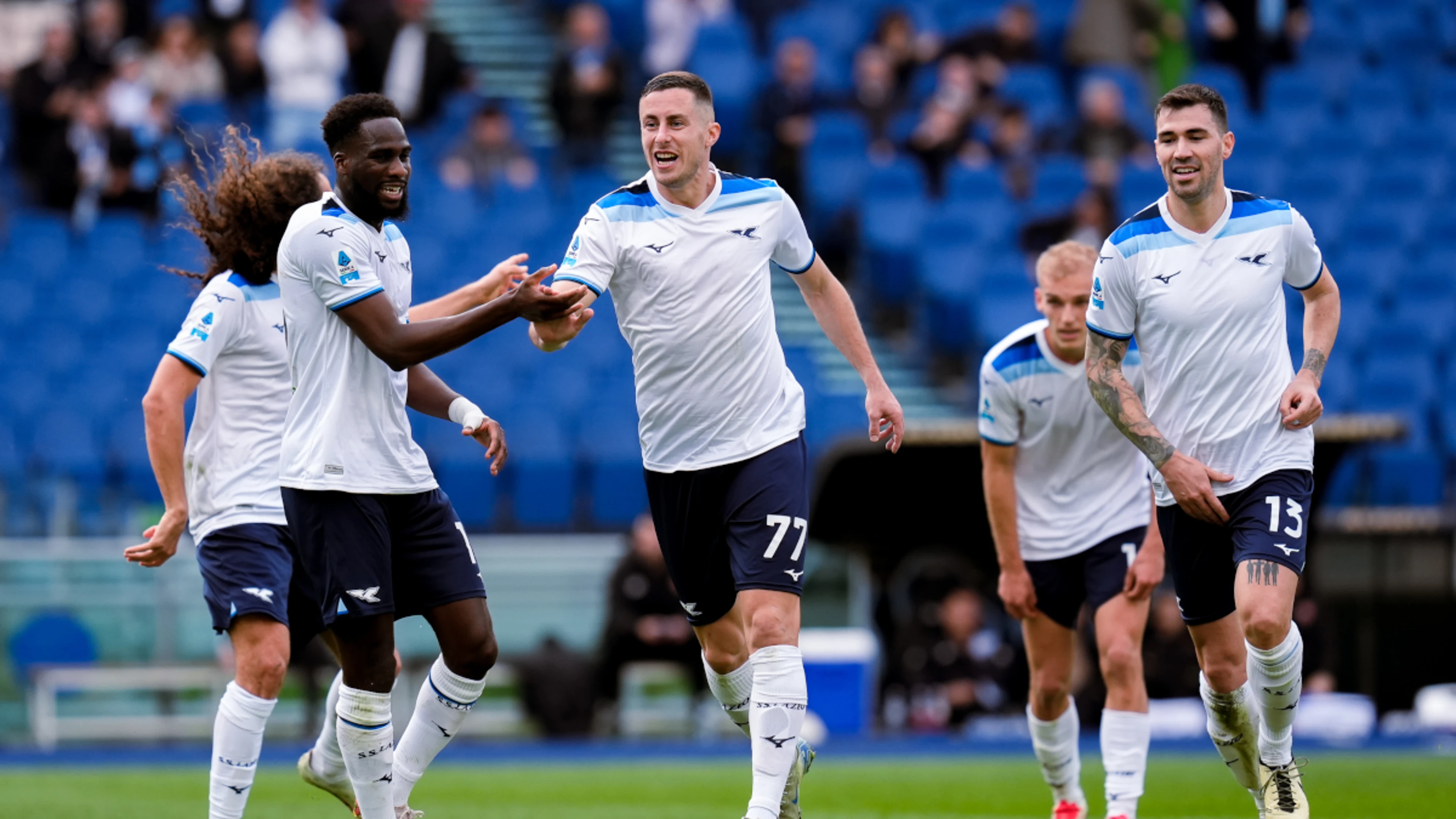 Lazio rout Monza to return to Serie A top four