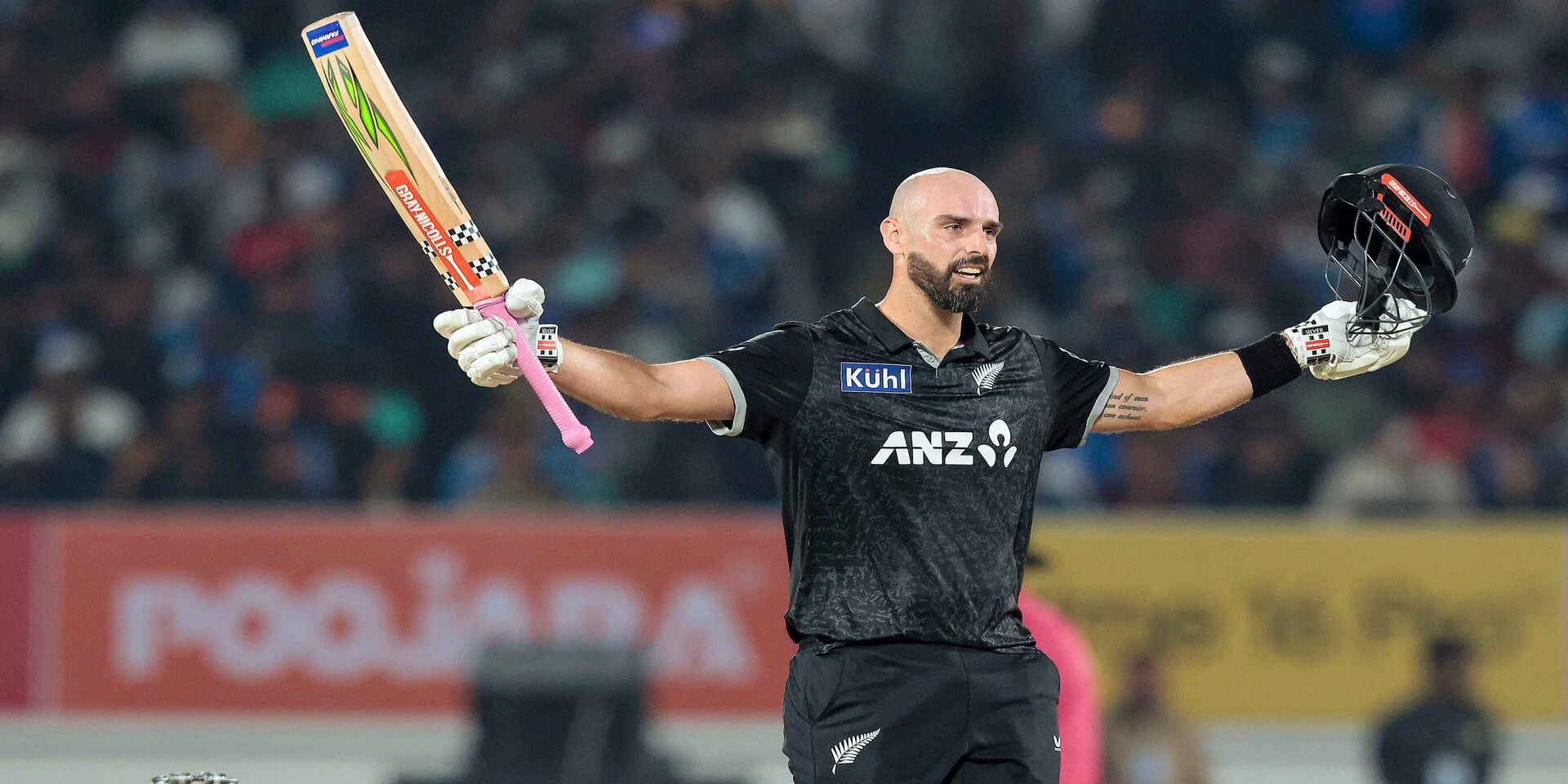 KIWIS STRIKE BACK: Mitchell upstages Rahul as NZ level ODI series