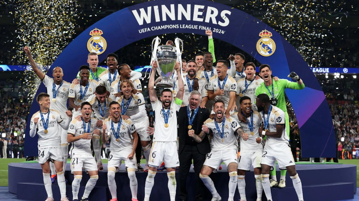 Real Madrid beat Dortmund to win record 15th Champions League