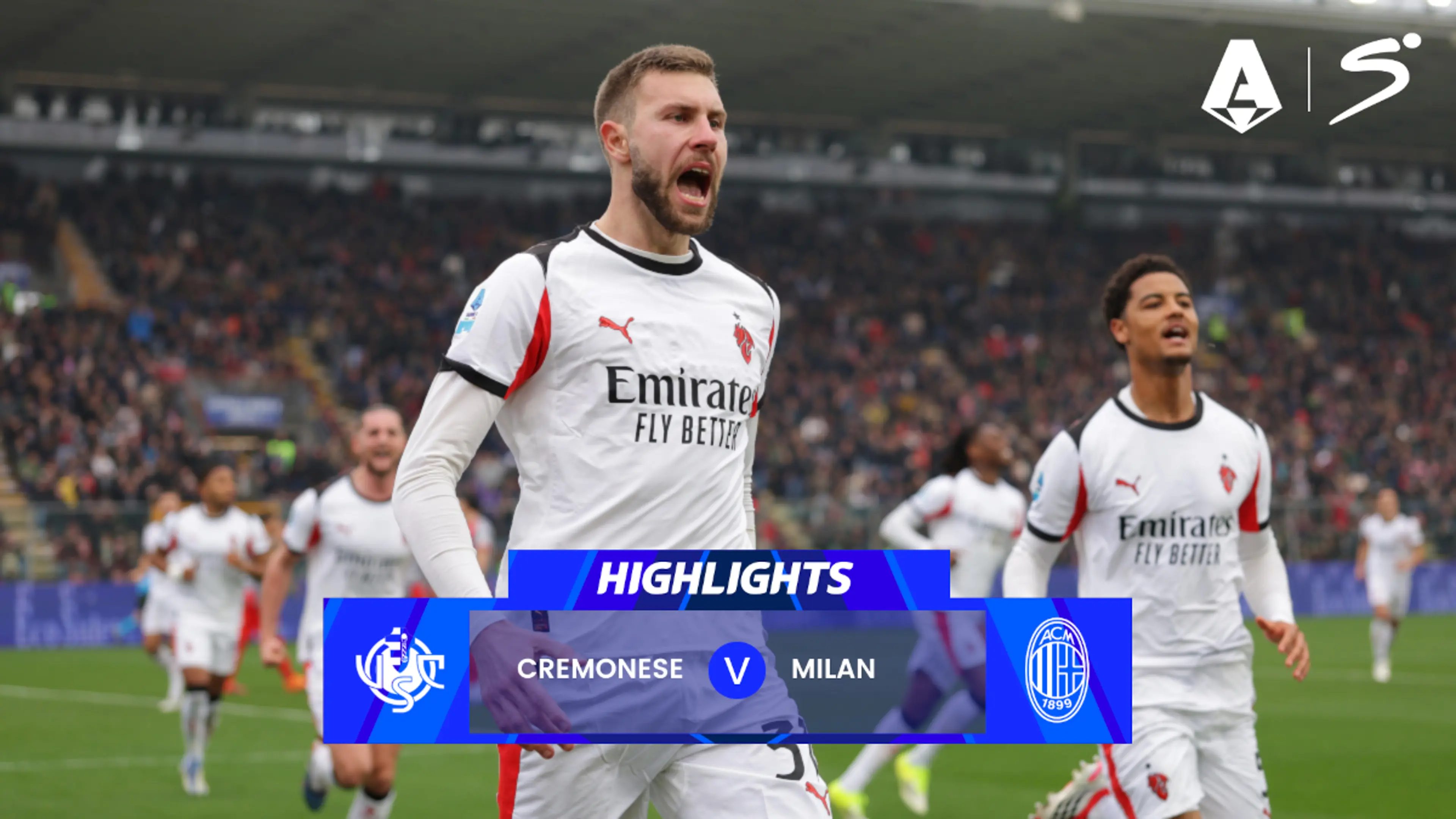 Cremonese v AC Milan | Match Highlights | Italian Serie A