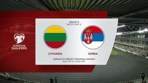 Lithuania v Serbia | Match Highlights | Group G | UEFA Euro 2024 Qualifier