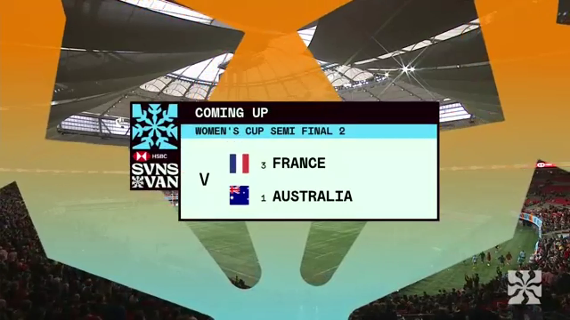 France v Australia | SF2 | Highlights | World Rugby HSBC Women's Sevens Series Vancouver