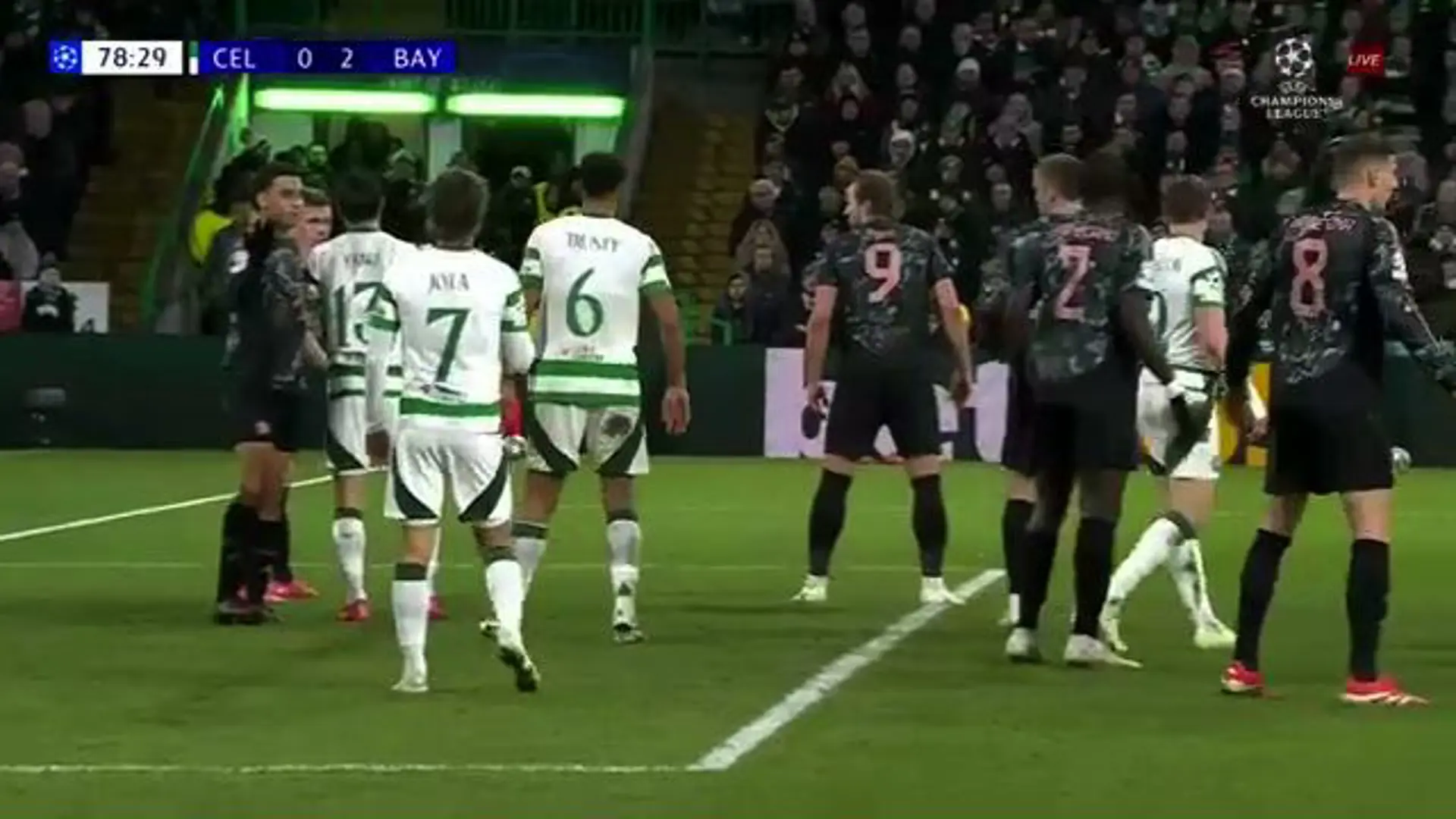 Daizen Maeda Goal | Celtic v Bayern Munich | UEFA Champions League Knock-out Play-offs