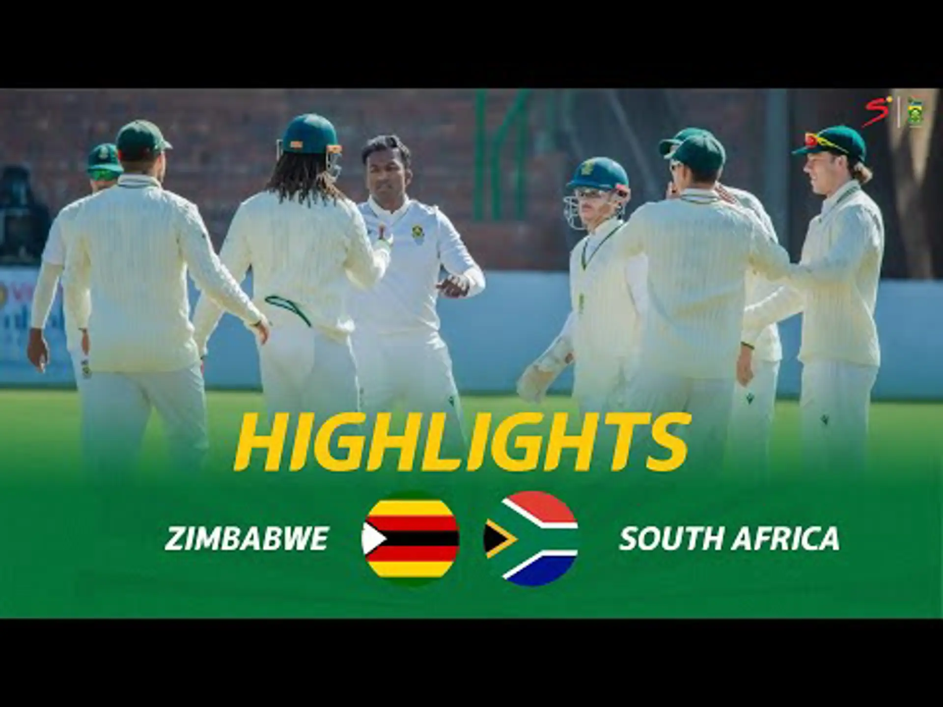 Zimbabwe v South Africa | Short Highlights | 2nd Test Day 3