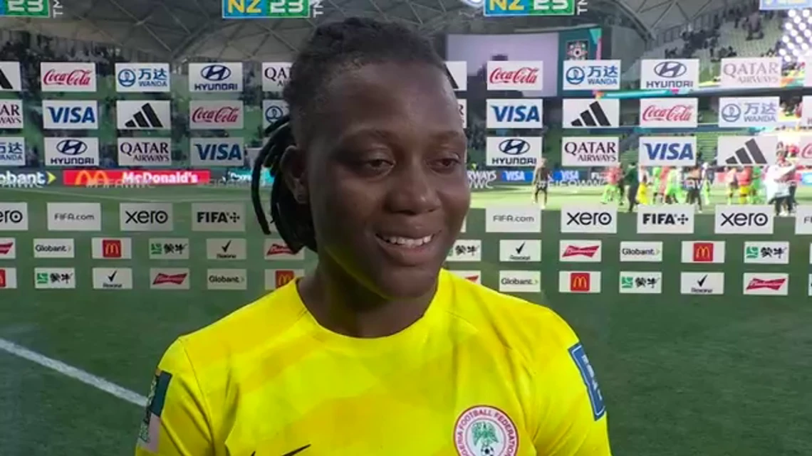 Post-match interview with Chiamaka Nnadozie | Nigeria v Canada | FIFA Women's World Cup Group B