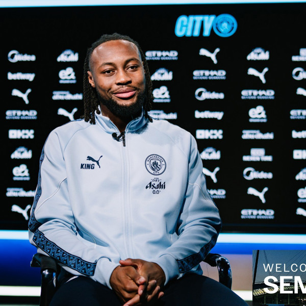 THE RACE IS WON: City sign Semenyo