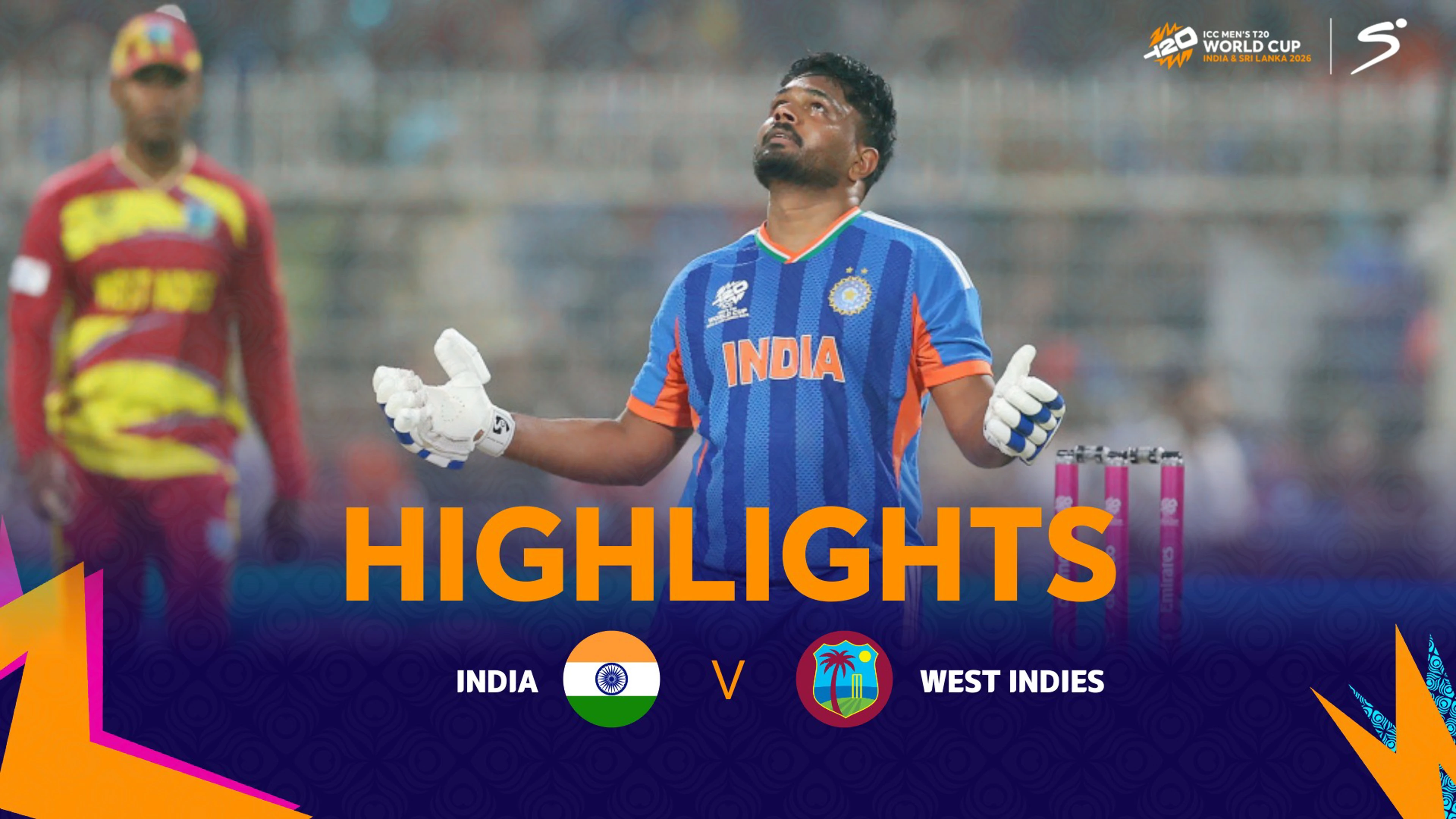 India v West Indies | Match Highlights | ICC T20 World Cup Super 8 Group 1