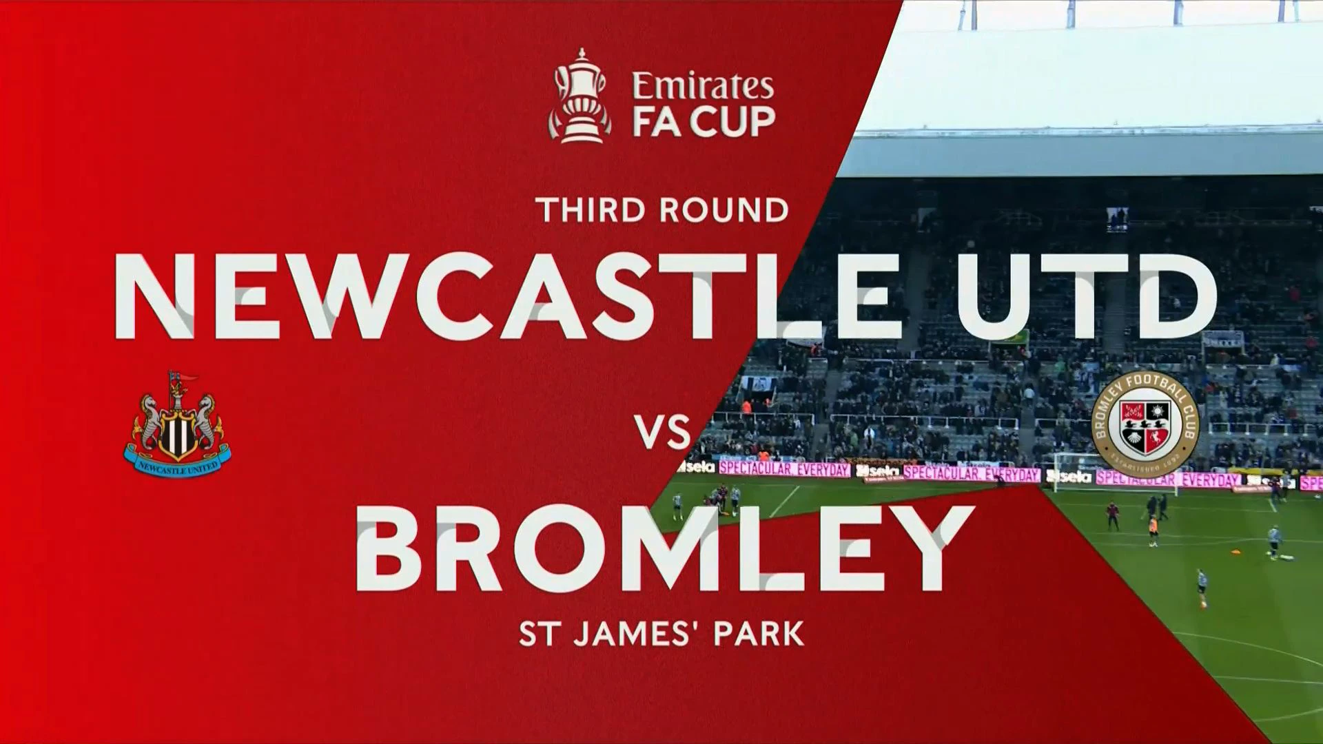 Newcastle v Bromley | Match Highlights | Emirates FA Cup