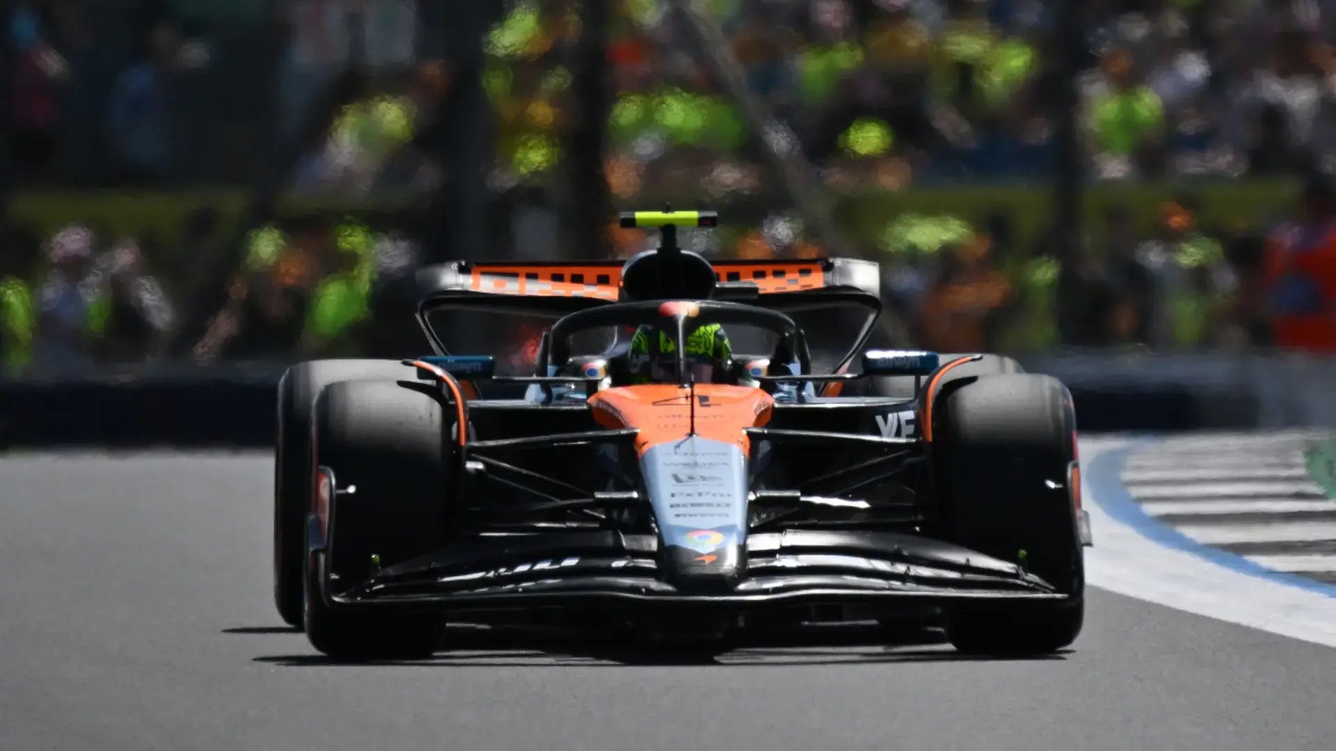 HOME FANS THRILLED: Norris tops Silverstone practice 