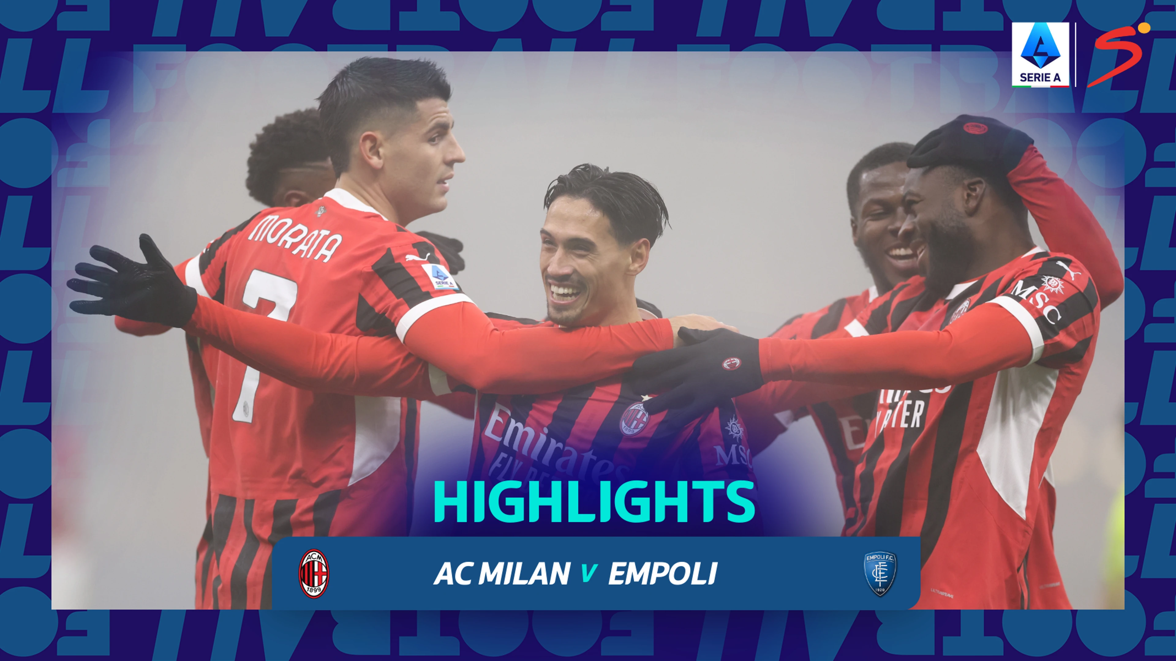 AC Milan v Empoli | Match Highlights | Italian Serie A Matchday 14