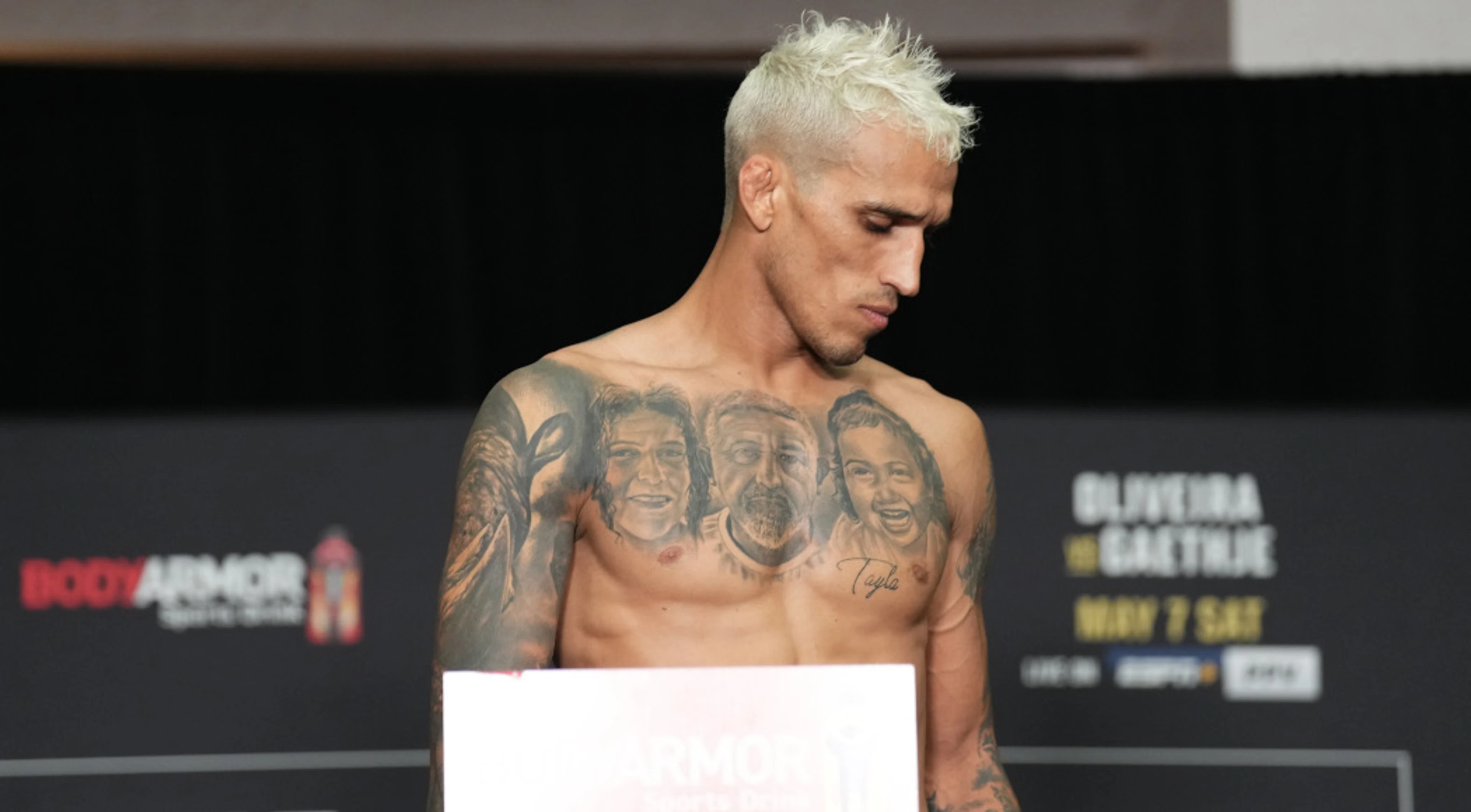 Oliveira misses weight, stripped of title ahead of UFC 274