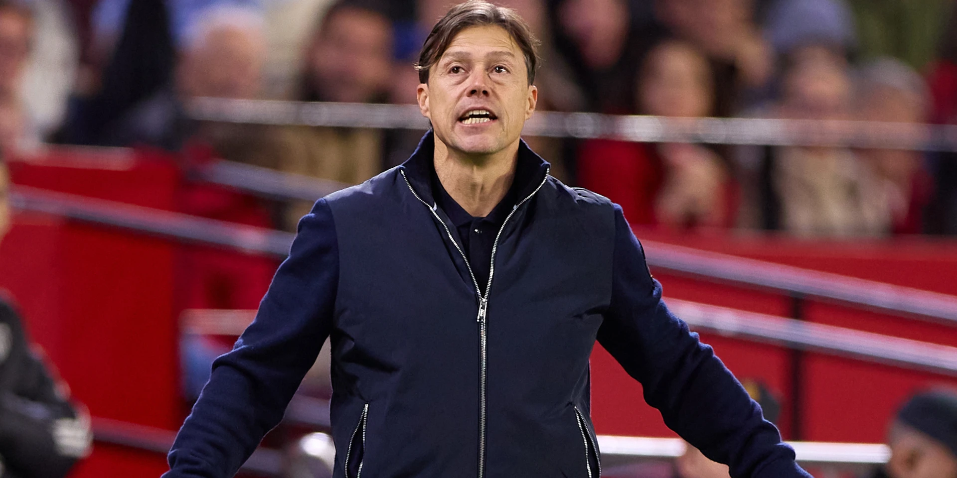 Sevilla coach Almeyda banned for seven games after ref clash