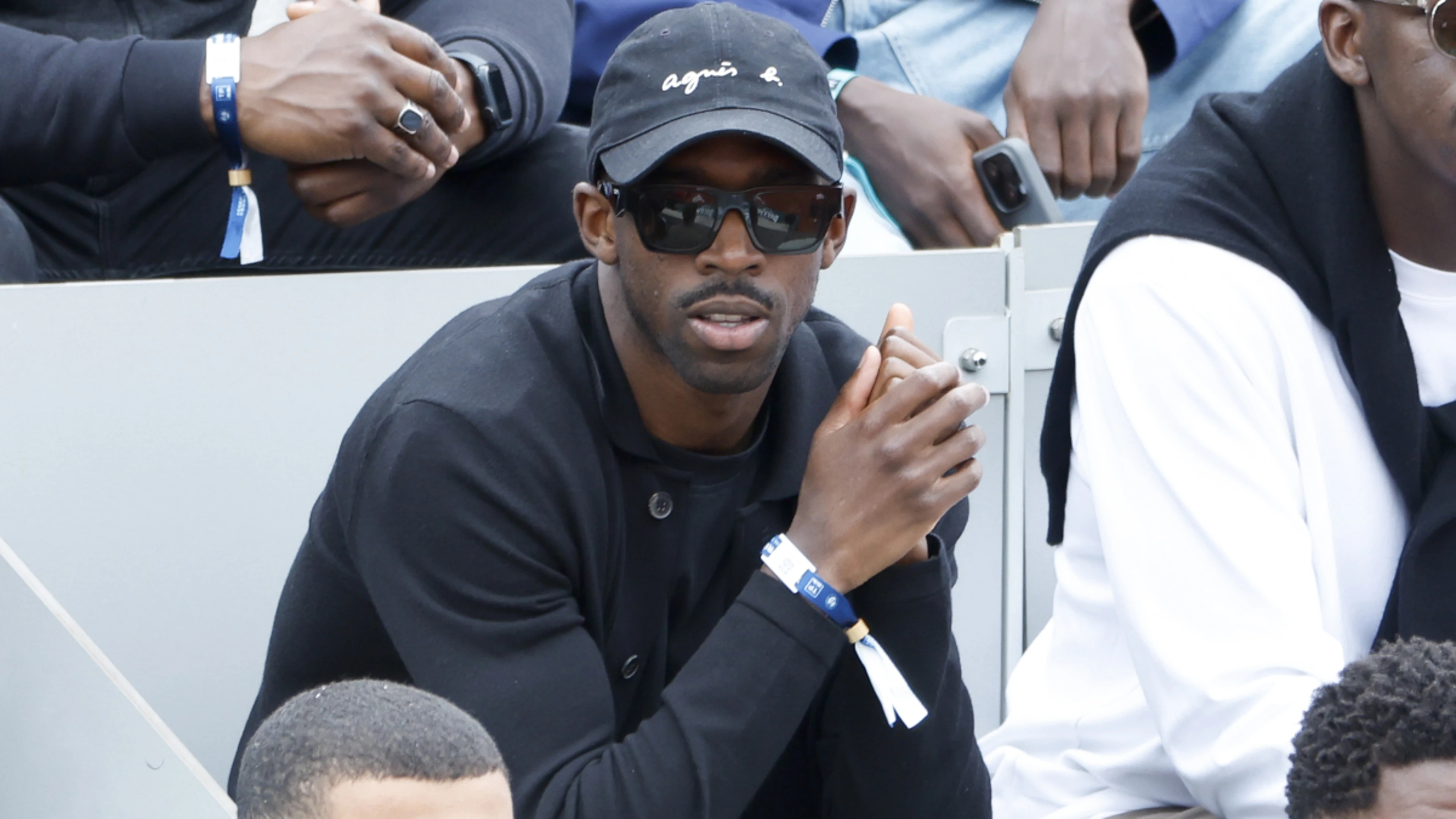 Humbert star struck as PSG's Dembele cheers him on at Roland Garros