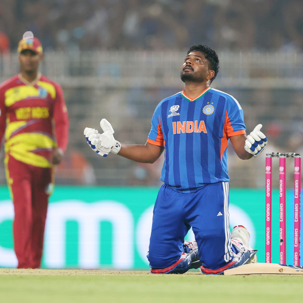 SENSATIONAL SAMSON: India beat Windies to reach T20 World Cup semis