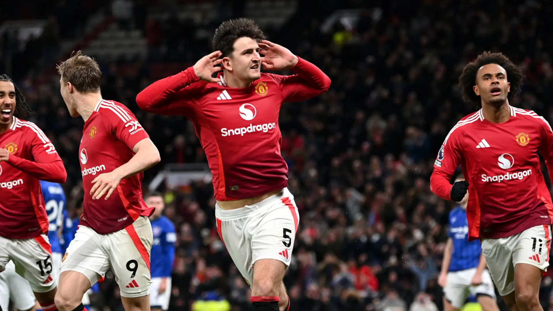 Maguire earns 10-man Man United vital victory over Ipswich