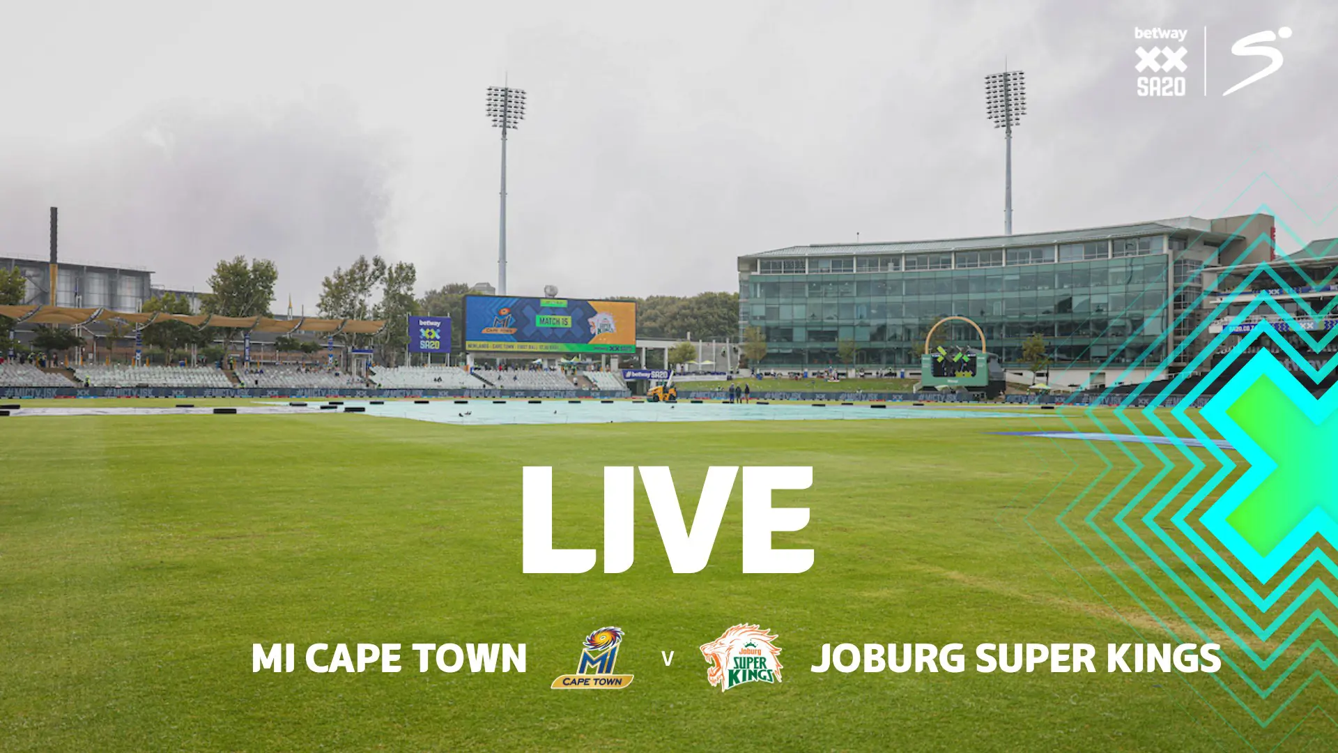 LIVE: SA20 - MI Cape Town v Joburg Super Kings