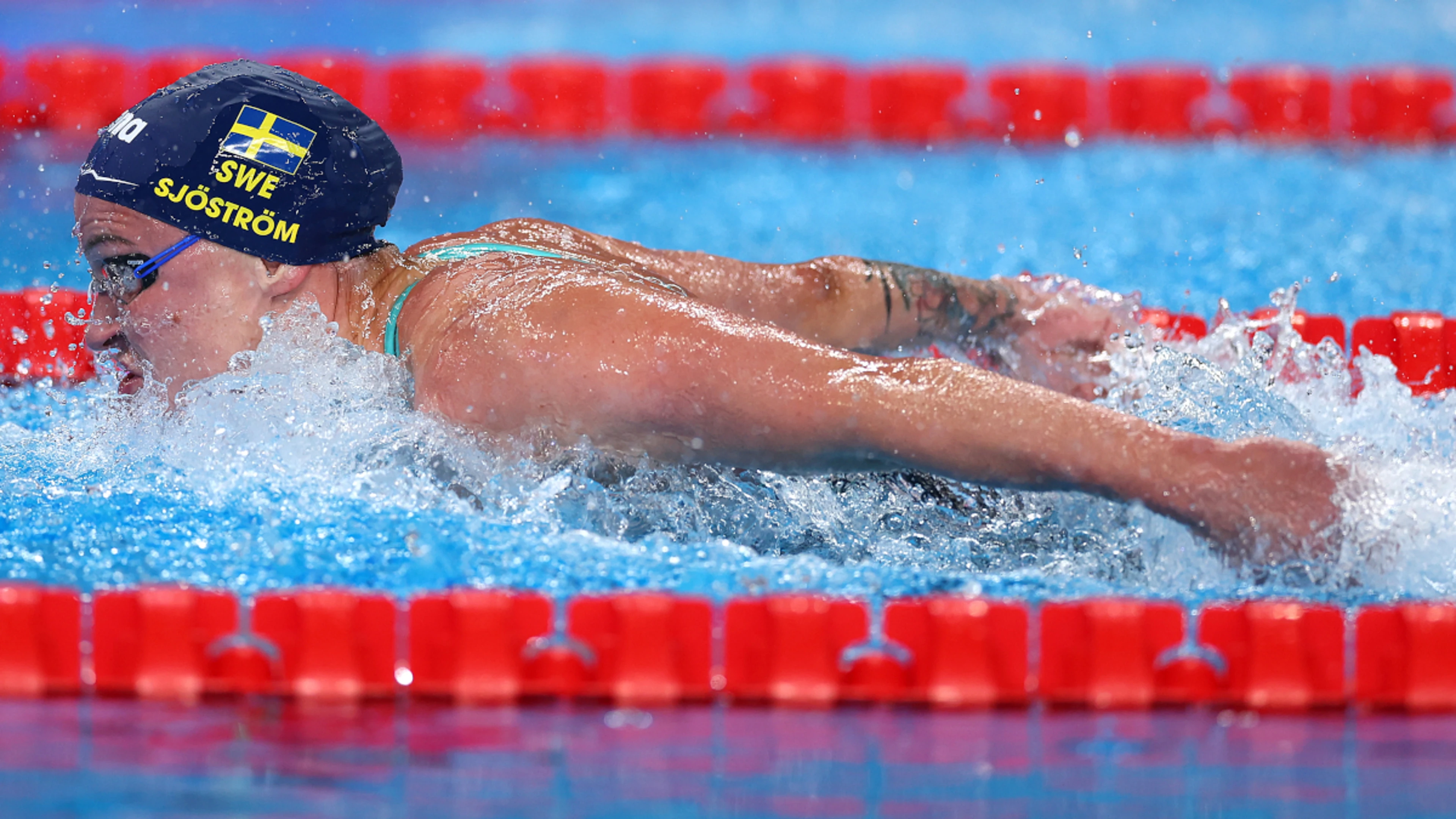 Swede Sjostrom to add 100m freestyle at Paris Games