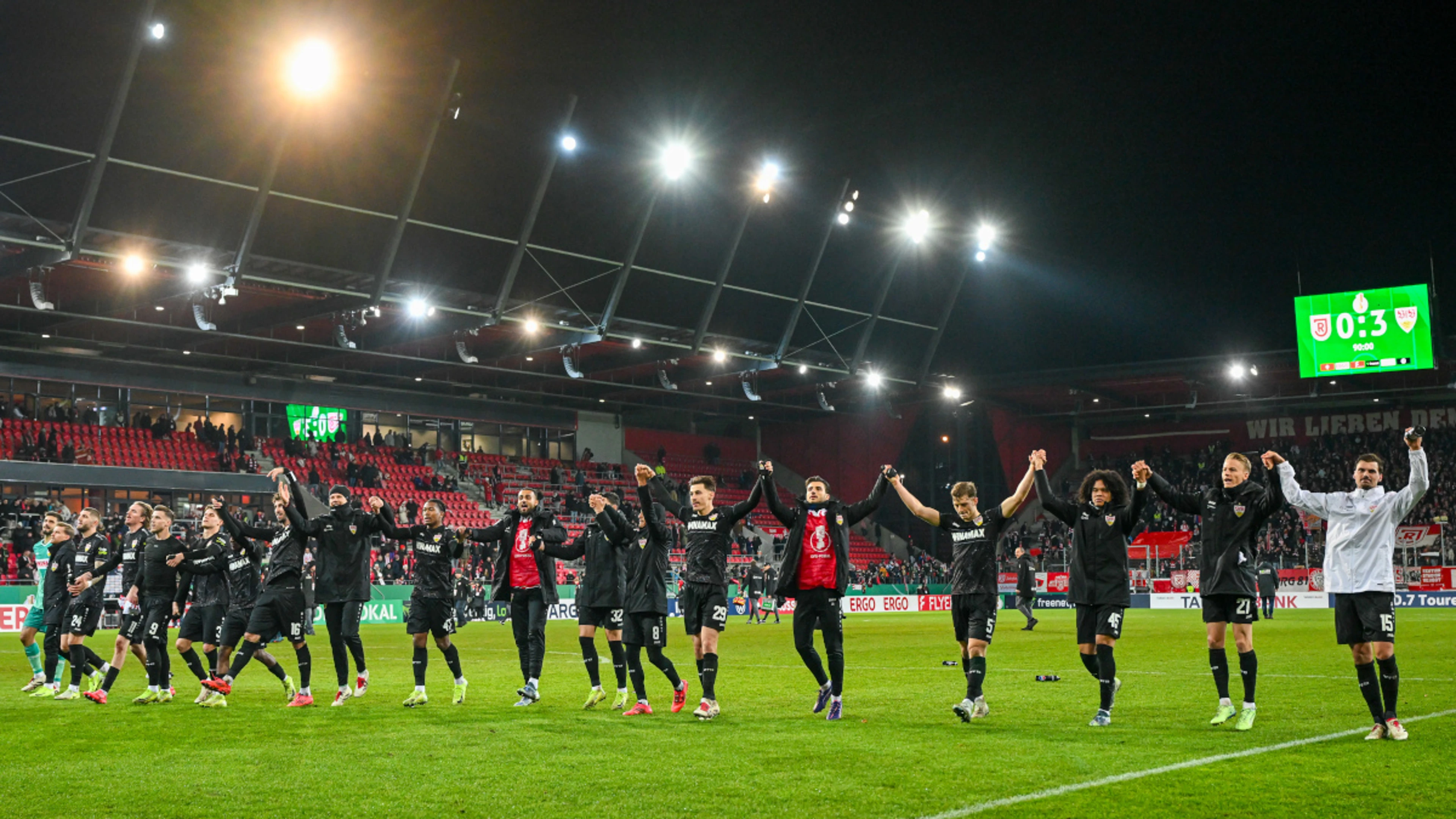 Stuttgart win, Freiburg eliminated in German Cup last-16