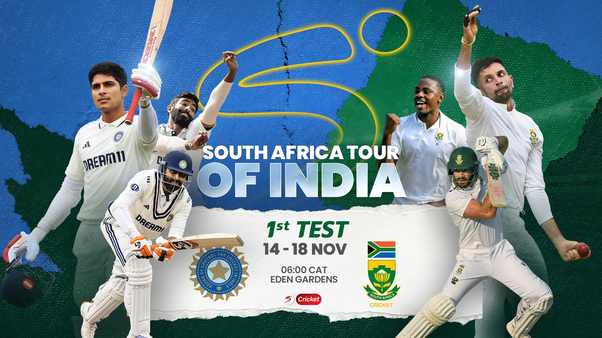 LIVE: 1st Test - India v South Africa