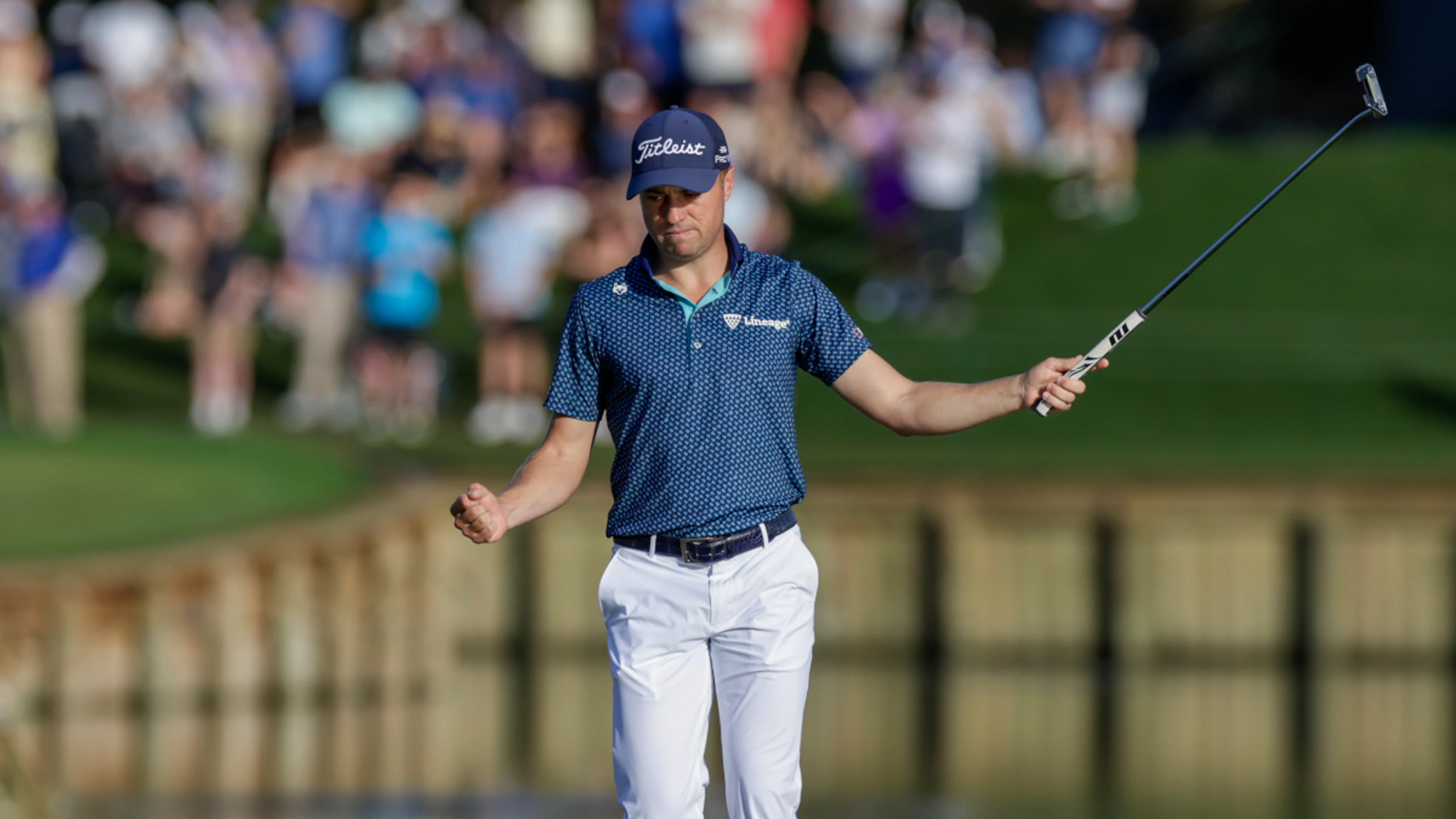  Thomas ties course record at TPC Sawgrass