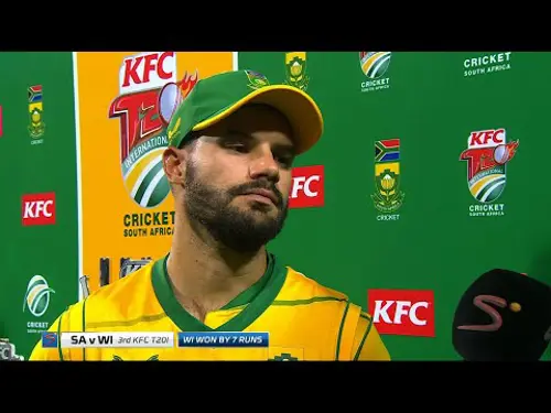 South Africa v West Indies | 3rd T20 | Post-match interview with Aiden Markram