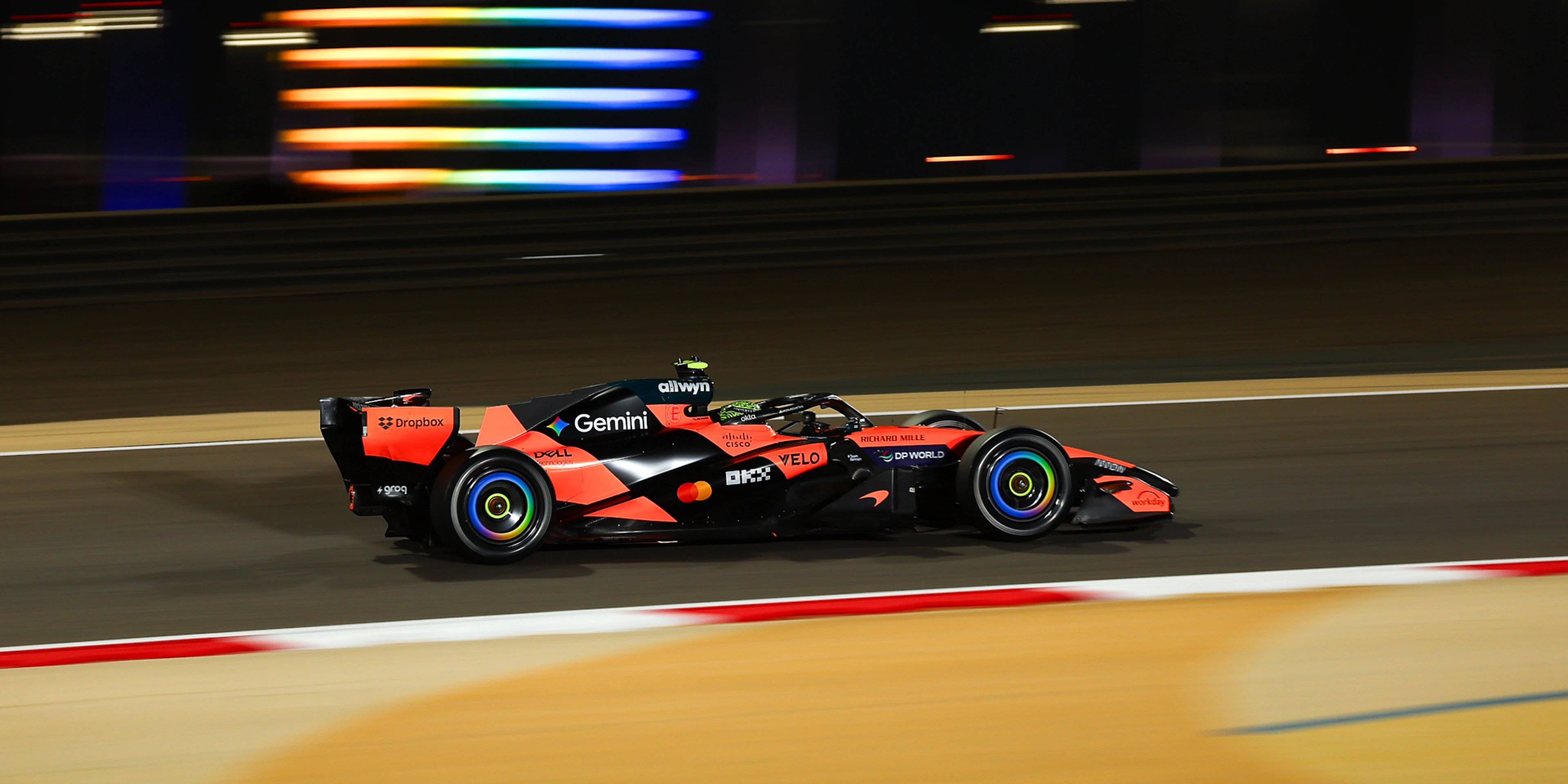 Norris quickest in Bahrain as Hamilton calls for 'equal playing field'