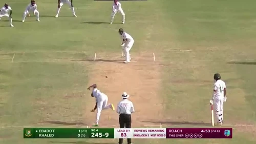 Windies v Bangladesh Test Series | Test 1 Day 3 | Kemar Roach 5-53