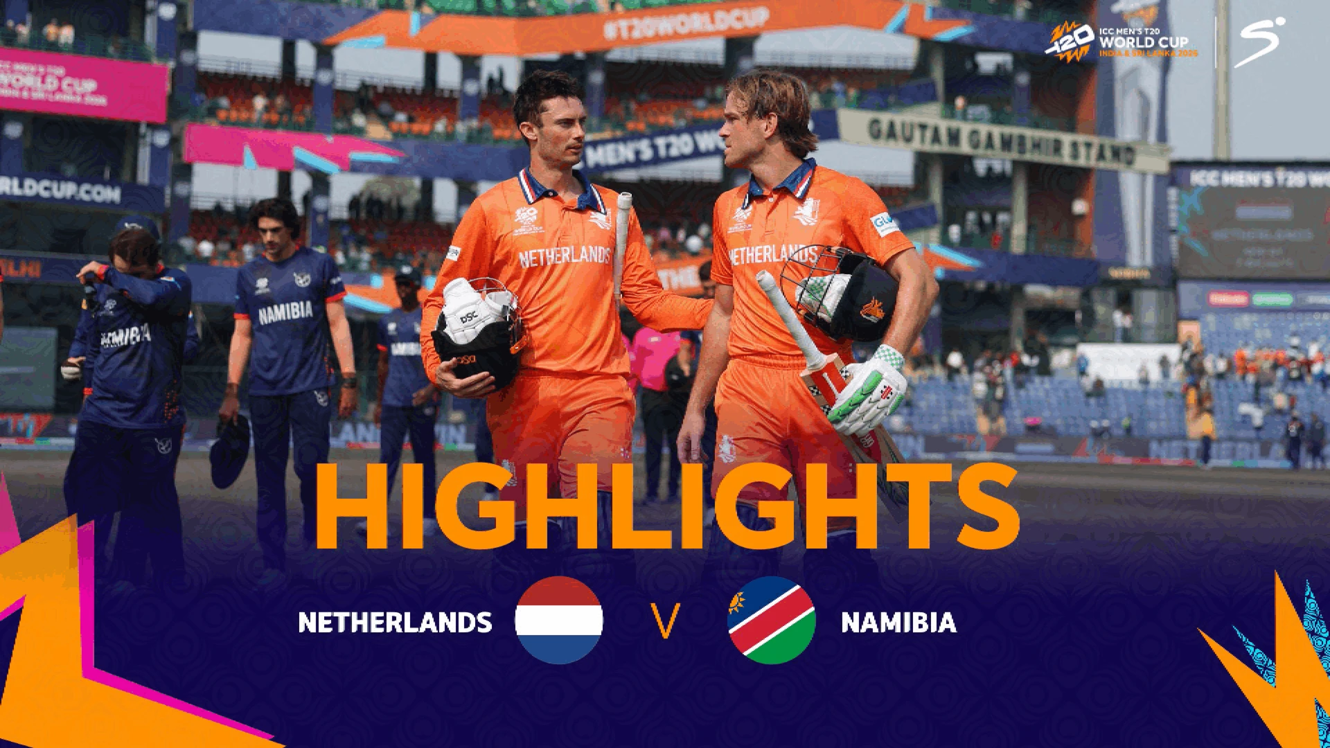 Netherlands v Namibia | Match Highlights | ICC T20 World Cup Group A