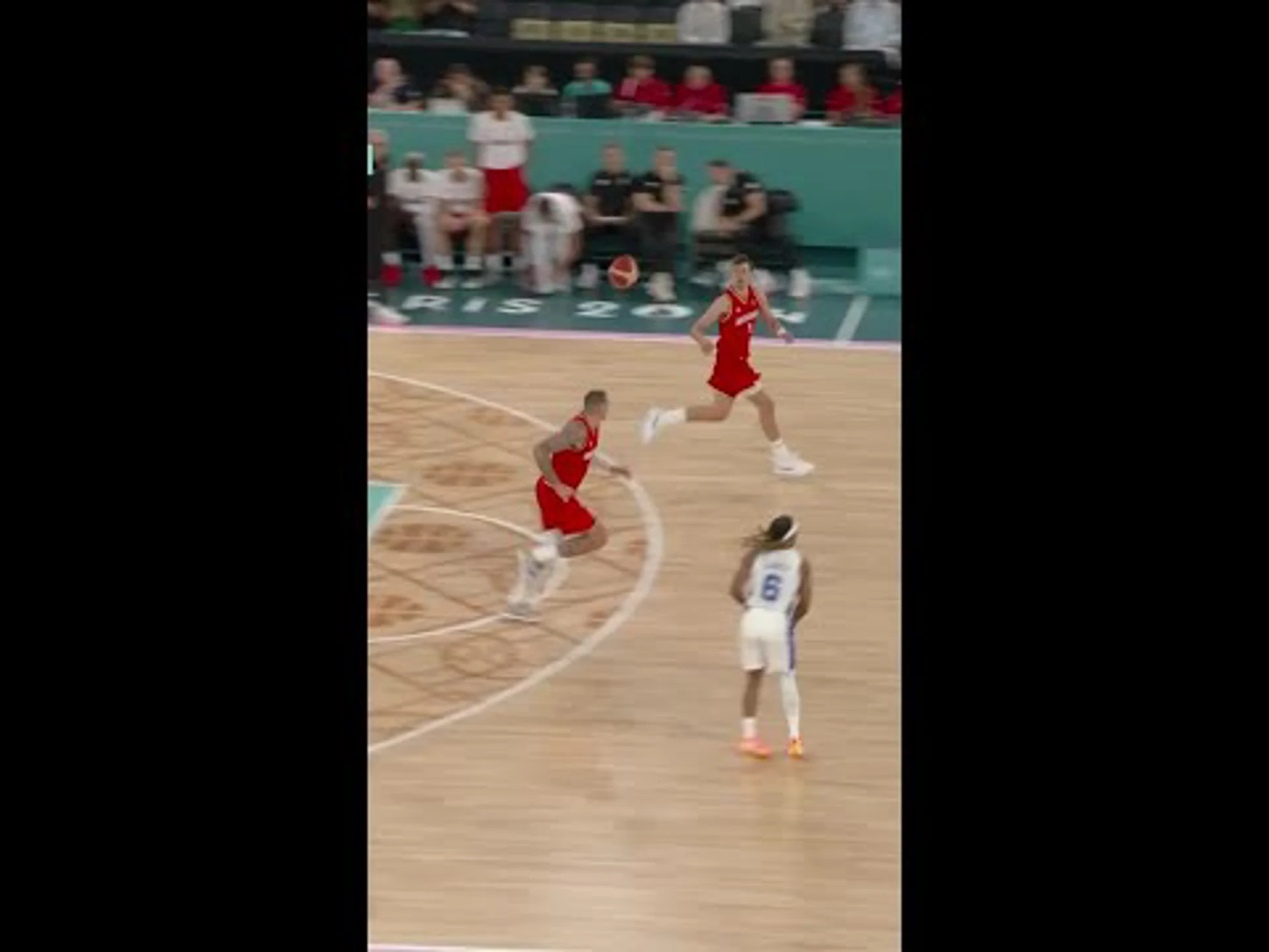 Yabusele throws it DOWN