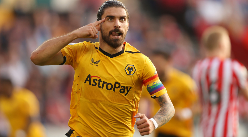 Neves earns Wolves a point at Brentford but Costa sent off