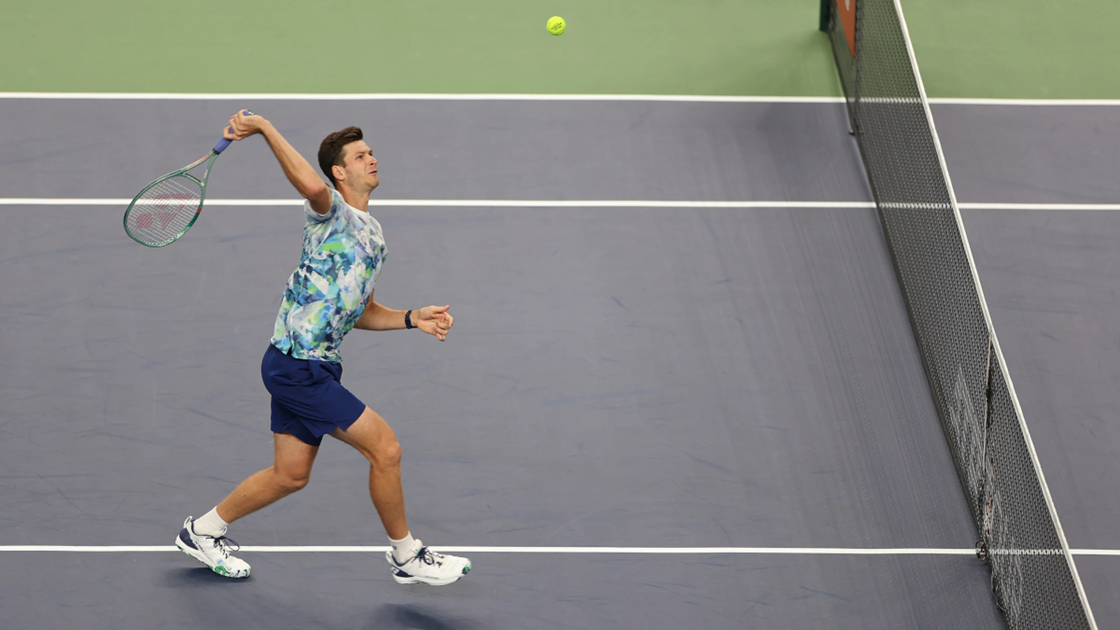 Hurkacz battles into Basle final to face Augier-Aliassime