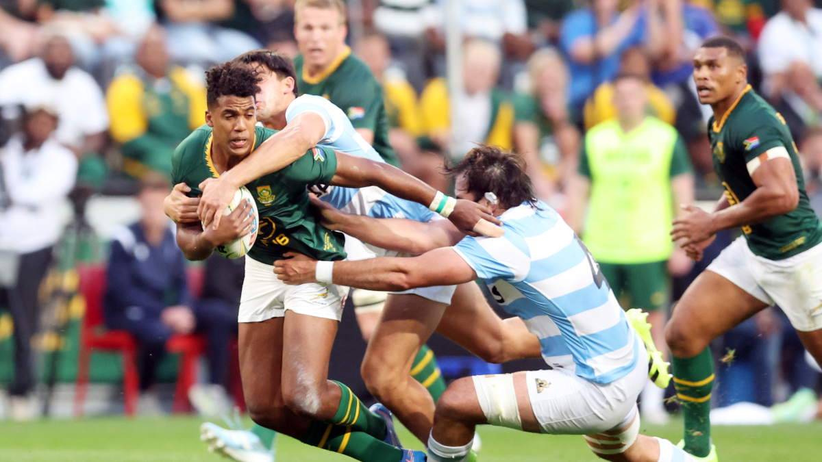RECORD-BREAKING SACHA: South Africa trounce Argentina to lead Rugby Championship