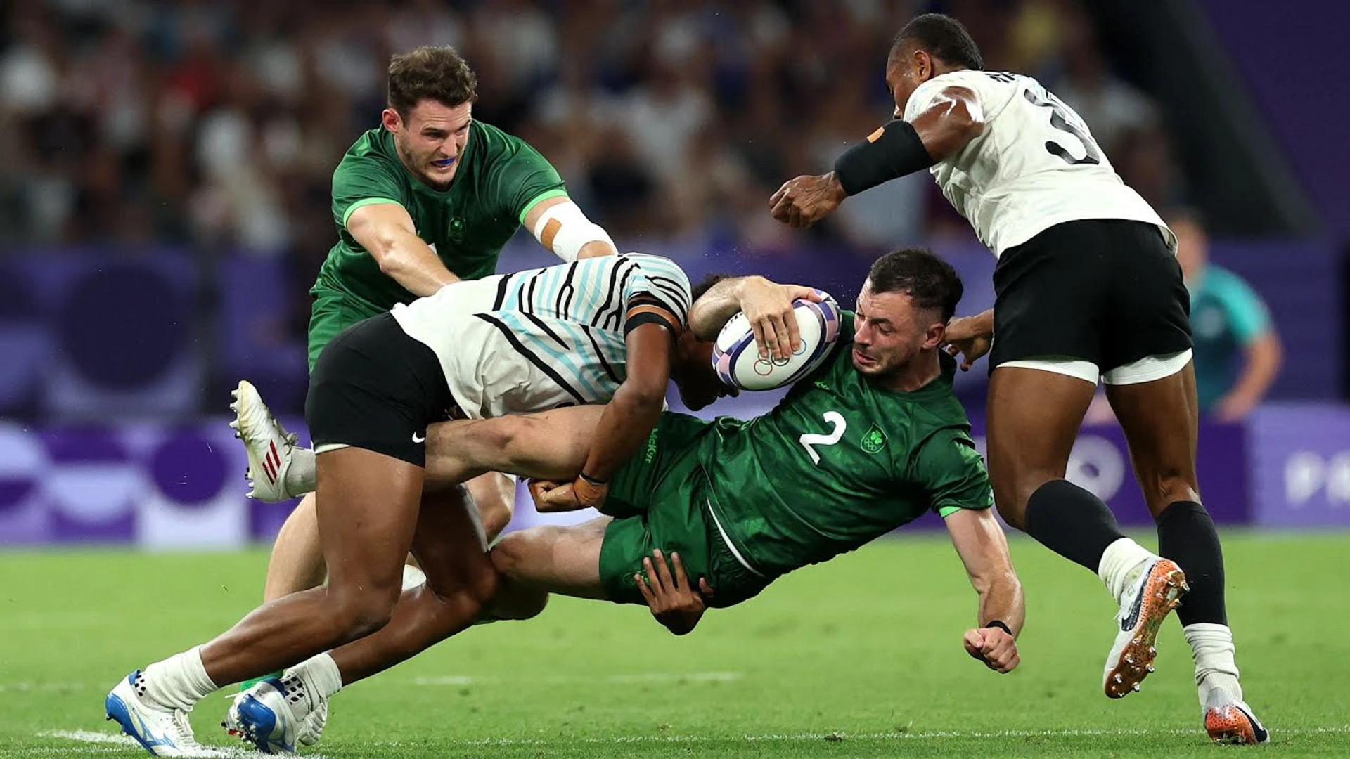 Fiji v Ireland | QF3 Highlights | Paris 2024 Rugby Sevens