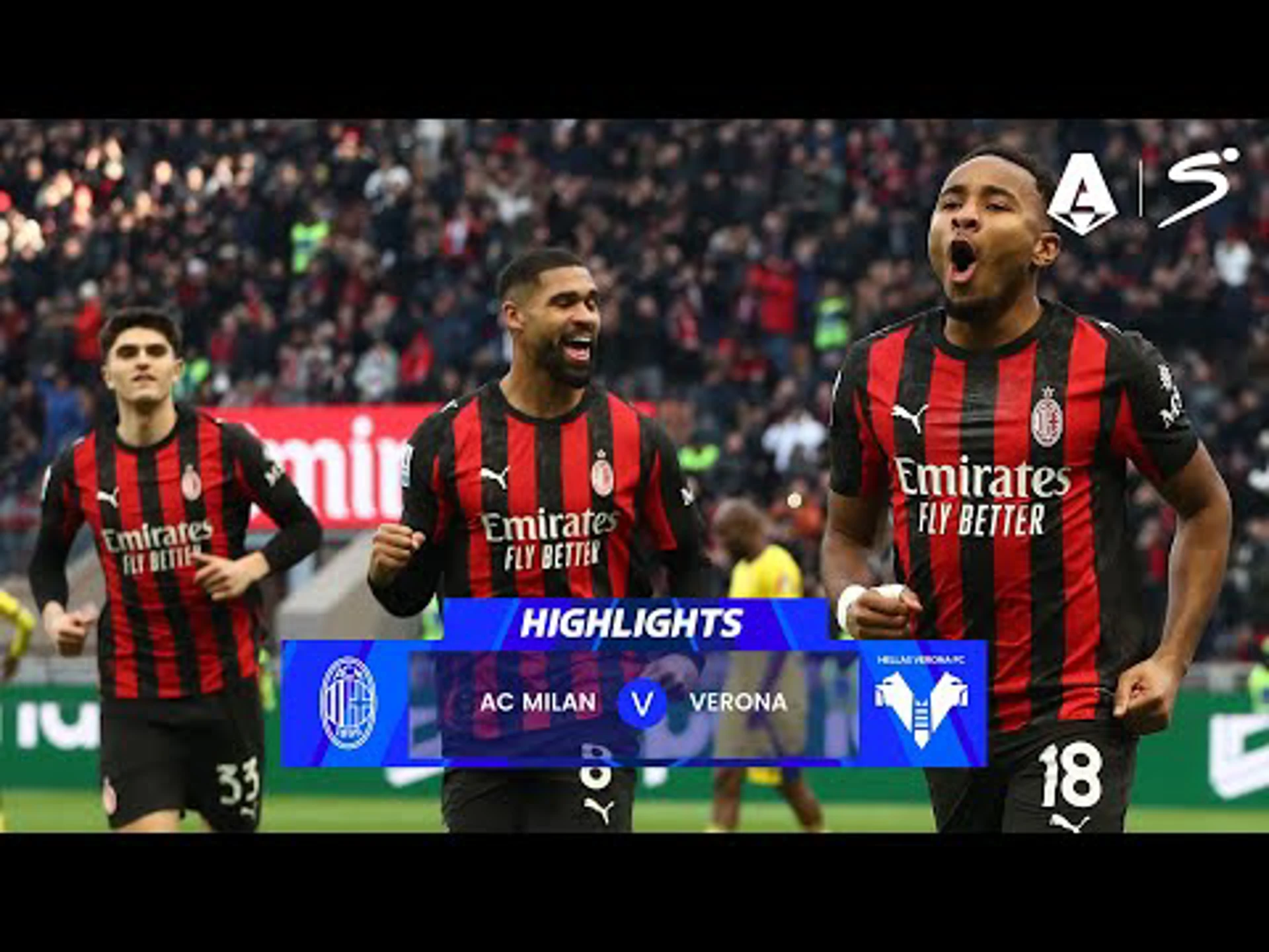 AC Milan v Hellas Verona FC | Match Highlights | Italian Serie A