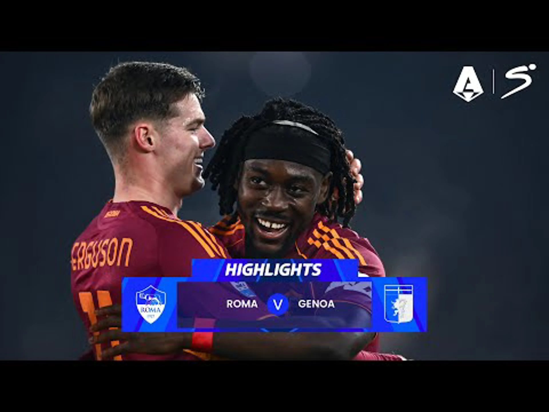 Roma v Genoa | Match Highlights | Italian Serie A