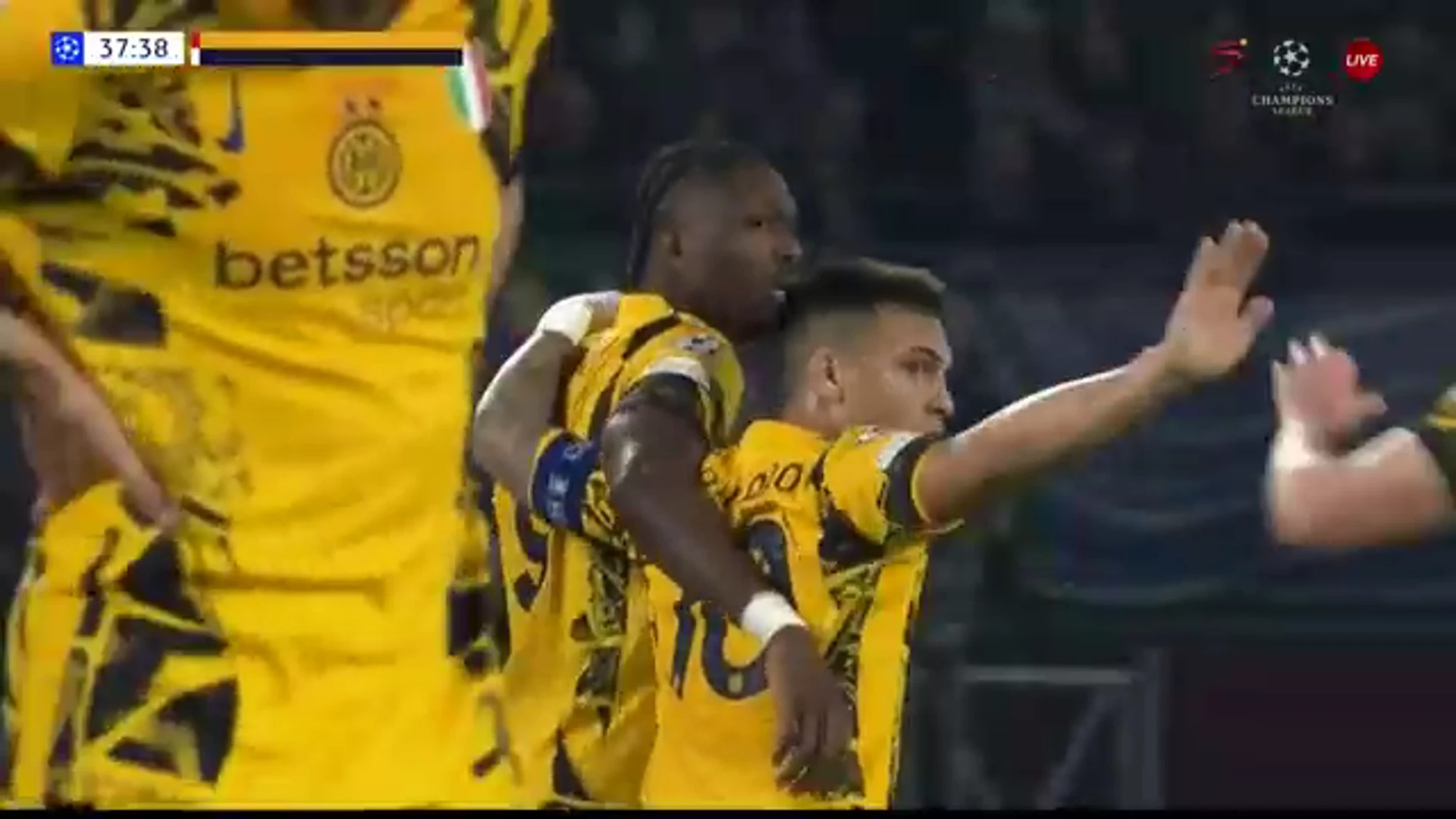 Marcus Thuram | 38 Minute Goal v Feyenoord
