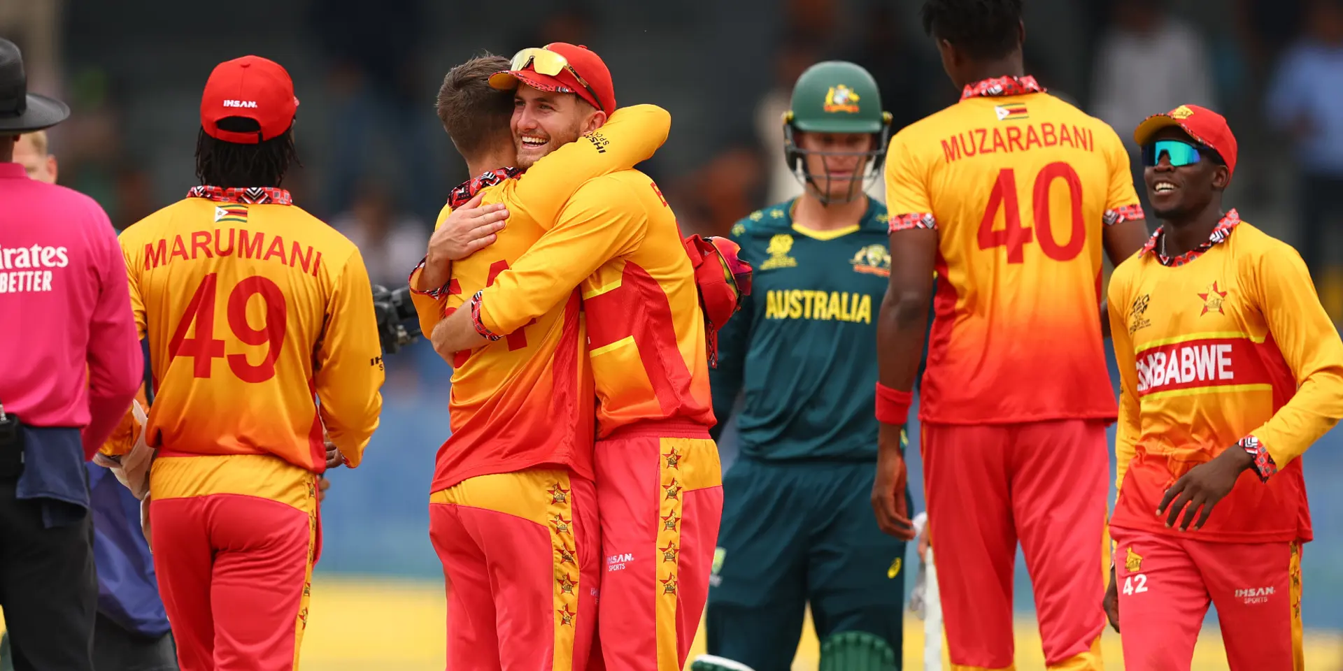 SEISMIC SHOCK: Underdogs Zimbabwe stun Australia at T20 World Cup