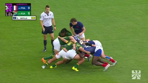 France v South Africa | Match Highlights | World Rugby HSBC Sevens Series Singapore