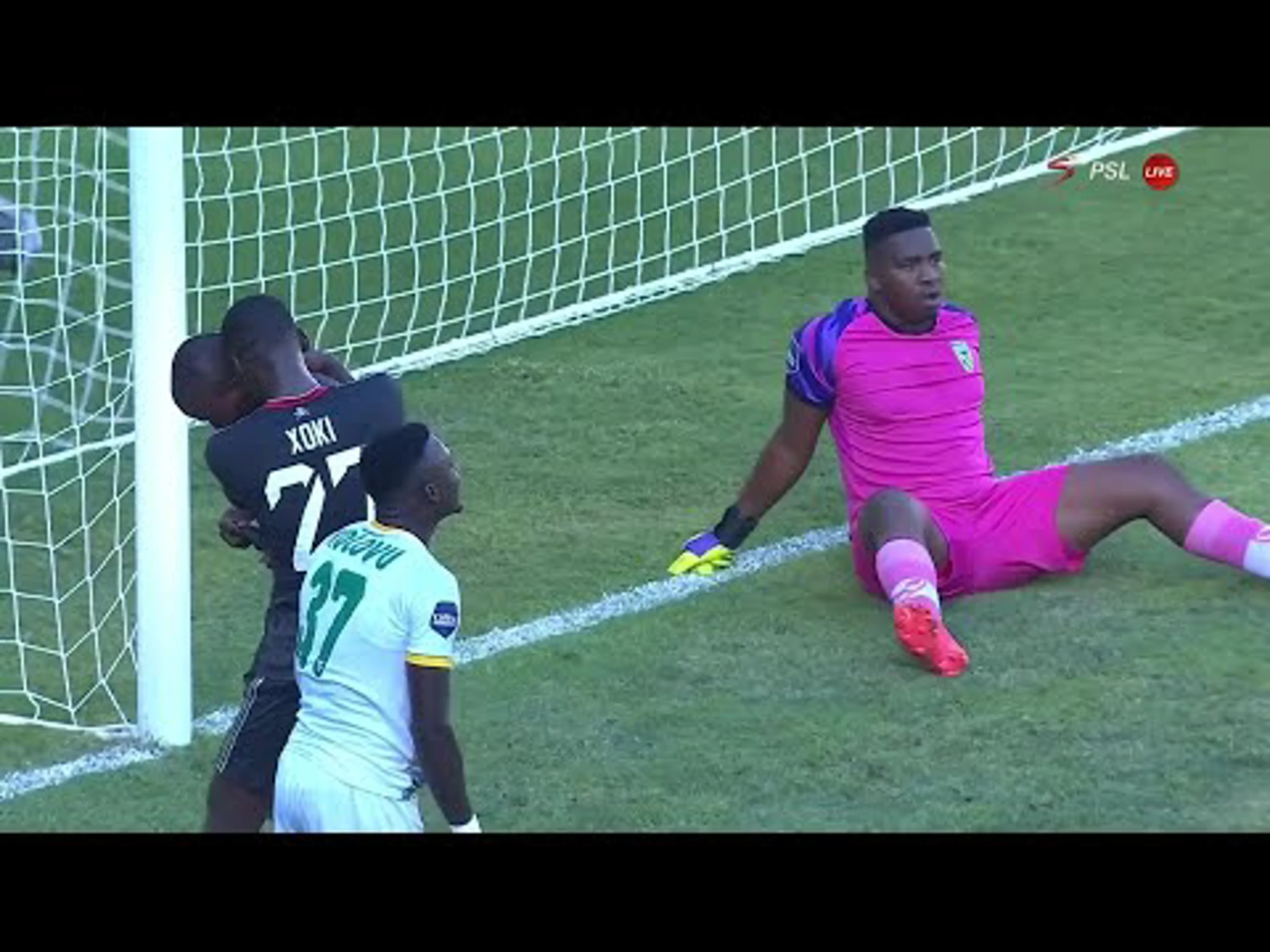 Terrence Dzvukamanja with a Goal vs. Golden Arrows