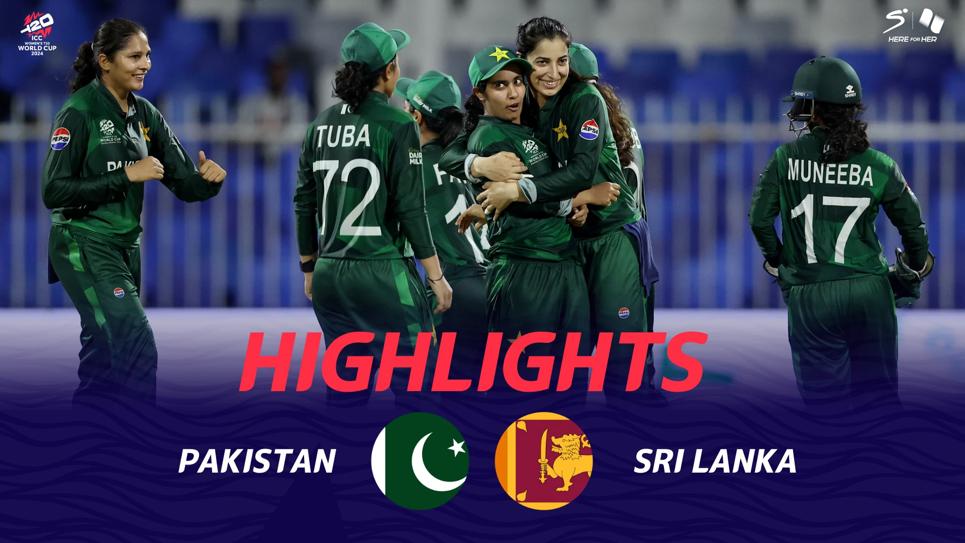 Pakistan v Sri Lanka | Match Highlights | ICC Women's T20 World Cup