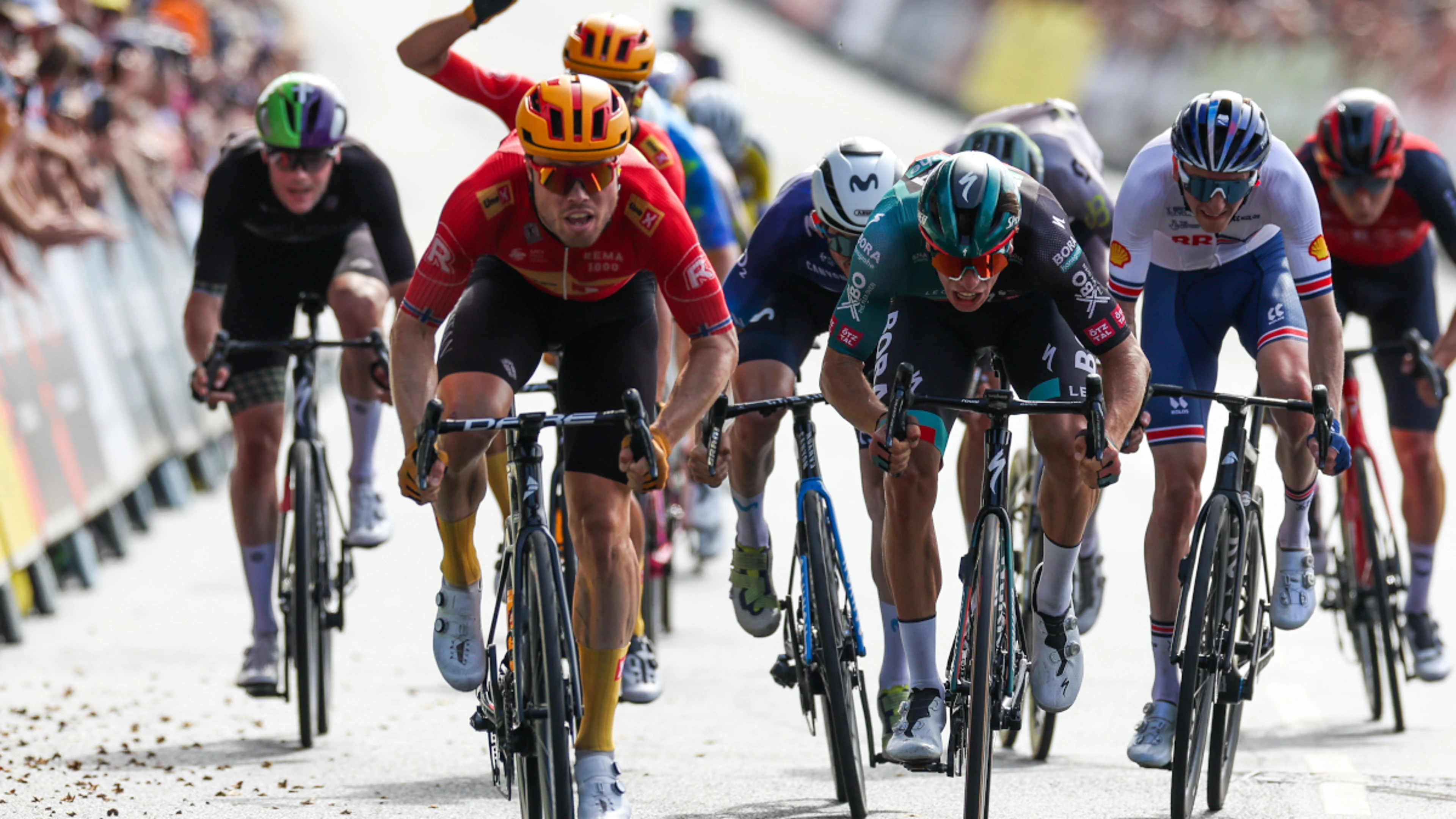 Van Aert leads Tour of Britain lead ahead of final stage