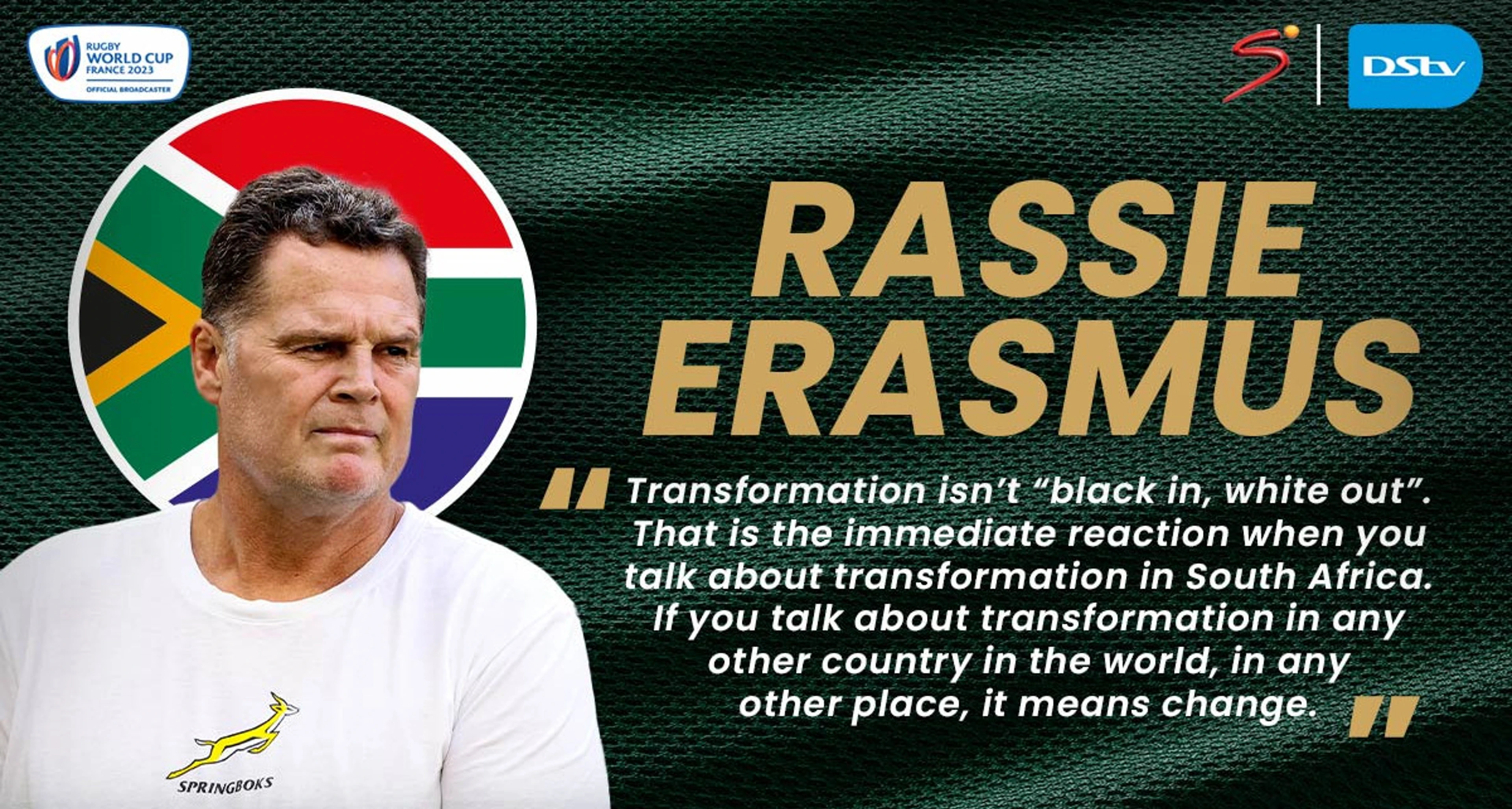 INSIDER: Transformation, not the World Cup, may be Rassie's greatest legacy