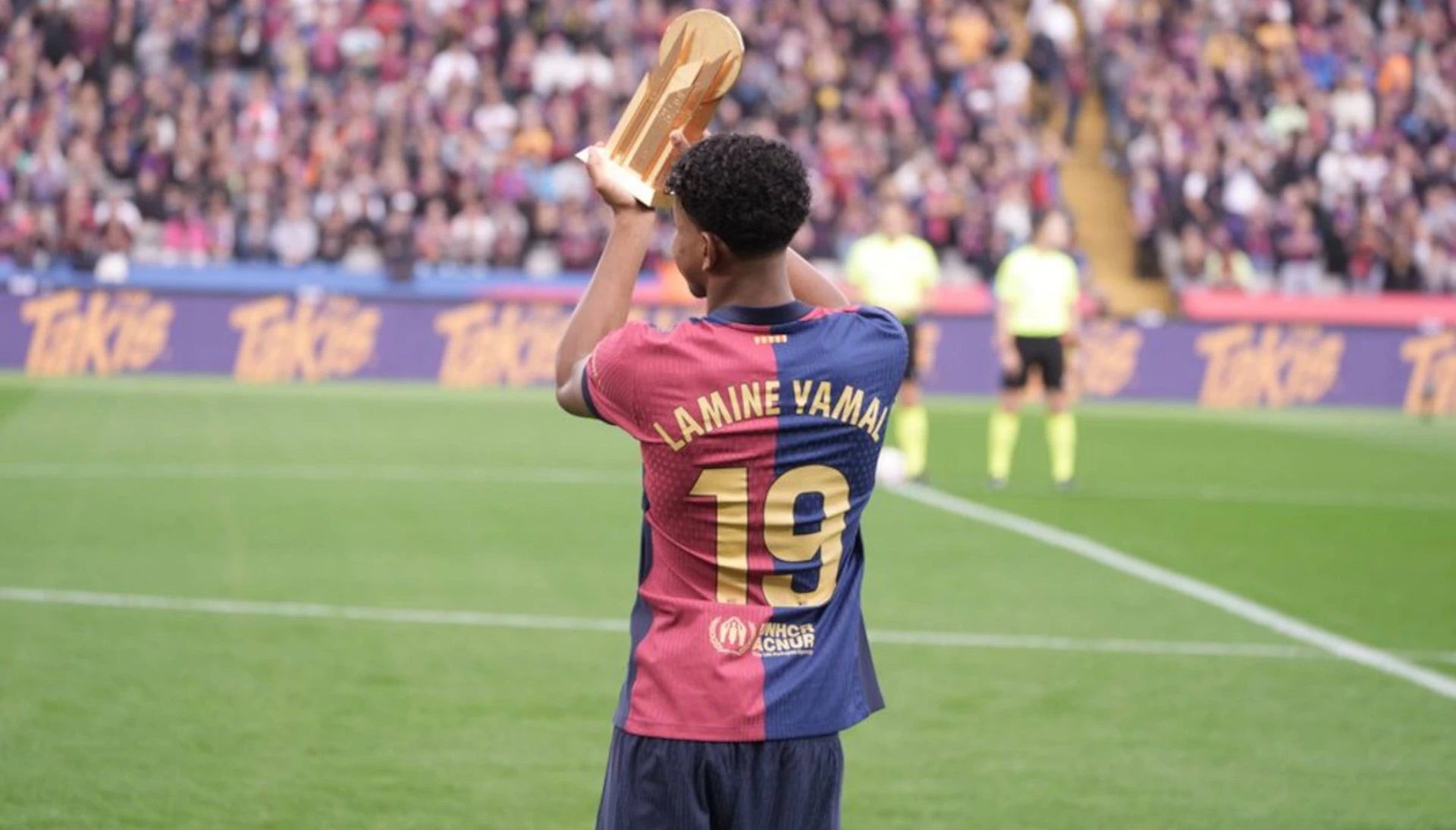 Lamine Yamal becomes the fourth La Liga EA sports player in a row to win the Golden Boy award