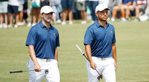 Cantlay, Schauffele back in four balls at Presidents Cup