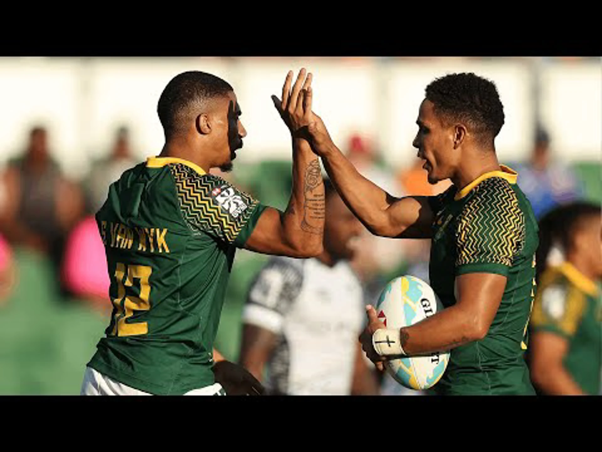 Fiji v South Africa | QF3 | Highlights | World Rugby HSBC Sevens Series Perth