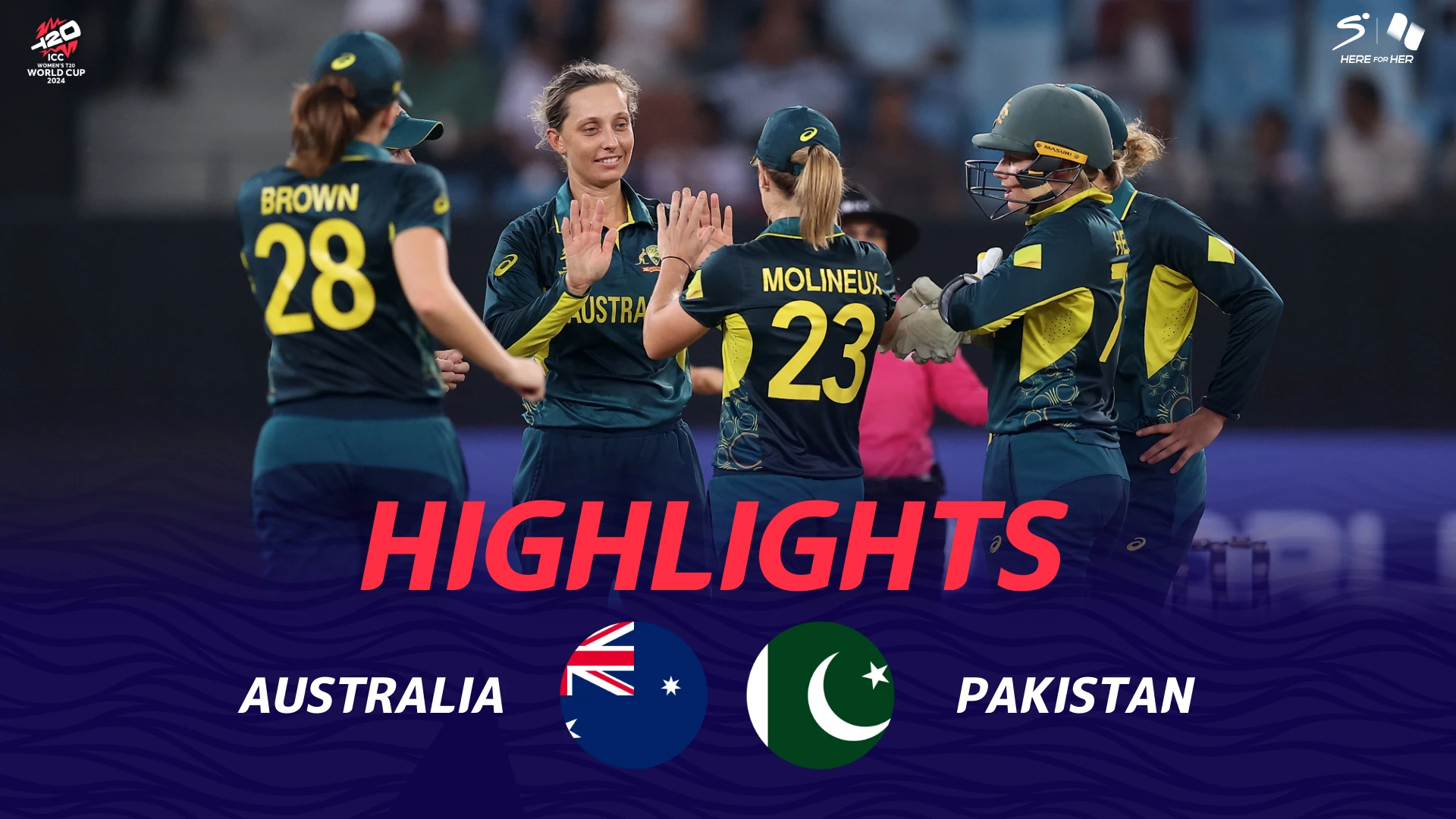 Australia v Pakistan | Match Highlights | ICC Women's T20 World Cup