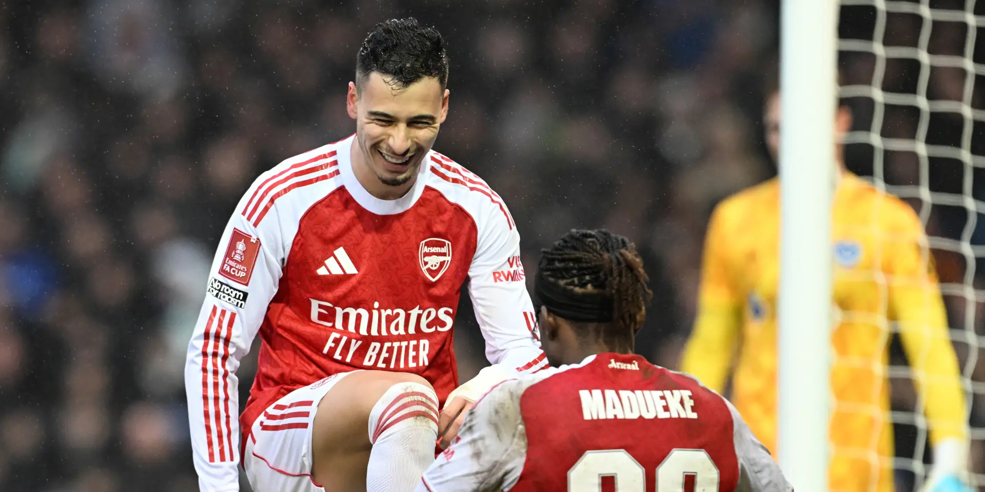 Martinelli hat-trick sends Arsenal past Portsmouth in FA Cup