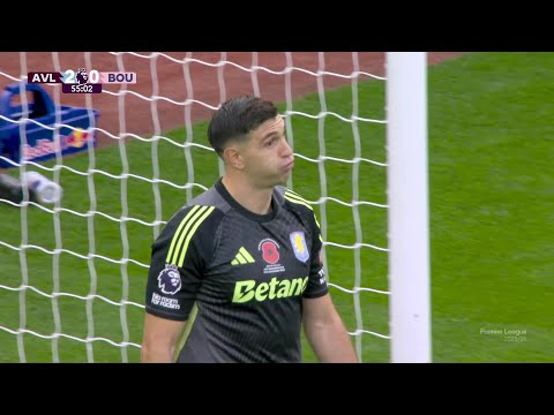 Emiliano Martínez | 55ᵗʰ Minute Spectacular Gk Save v Bournemouth